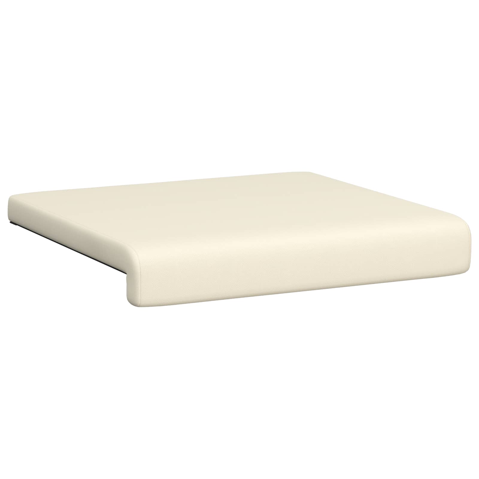 Suoliuko pagalvė 4 pcs Tekstūruotas aksomas Kreminė Gylis 35 cm