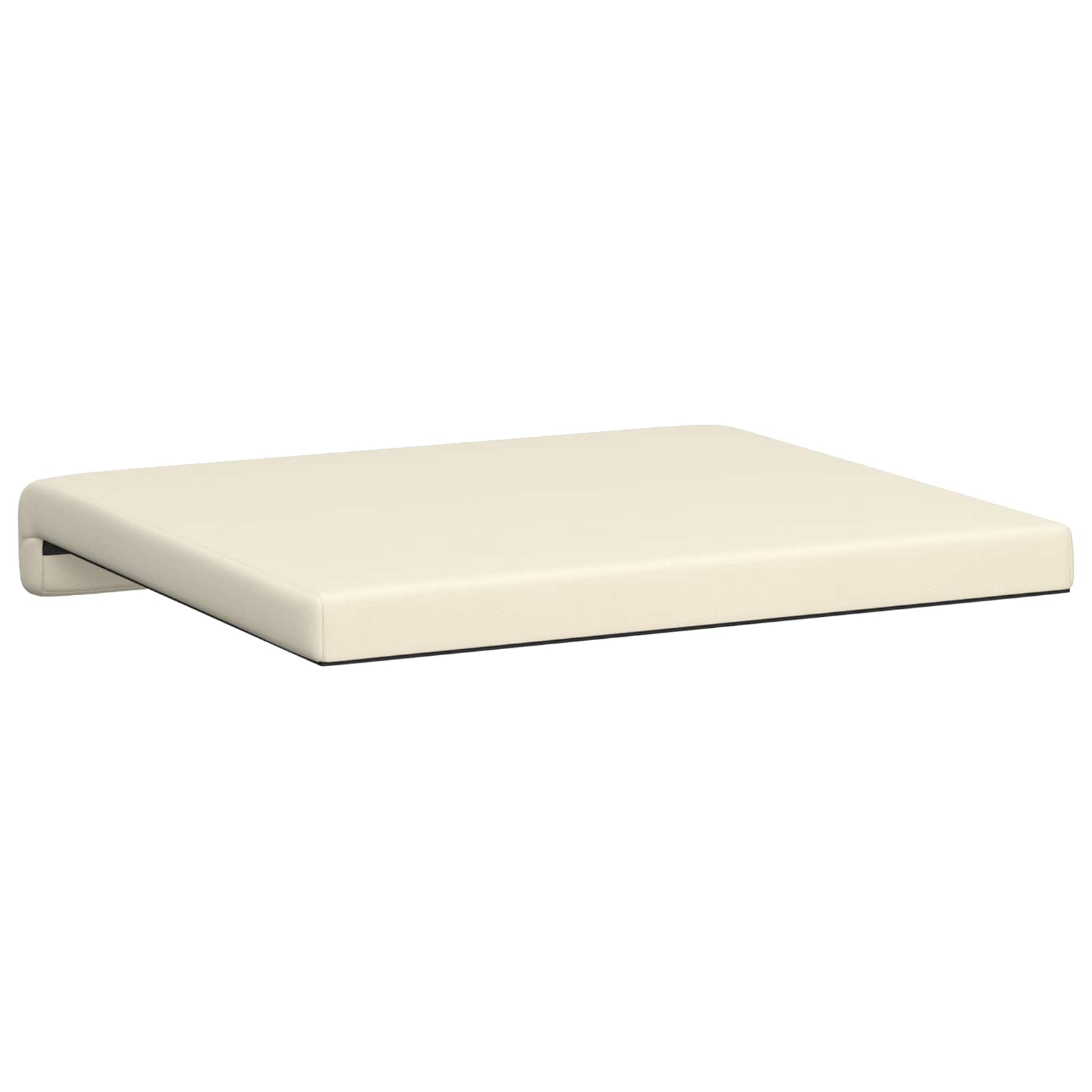 Suoliuko pagalvė 4 pcs Tekstūruotas aksomas Kreminė Gylis 35 cm
