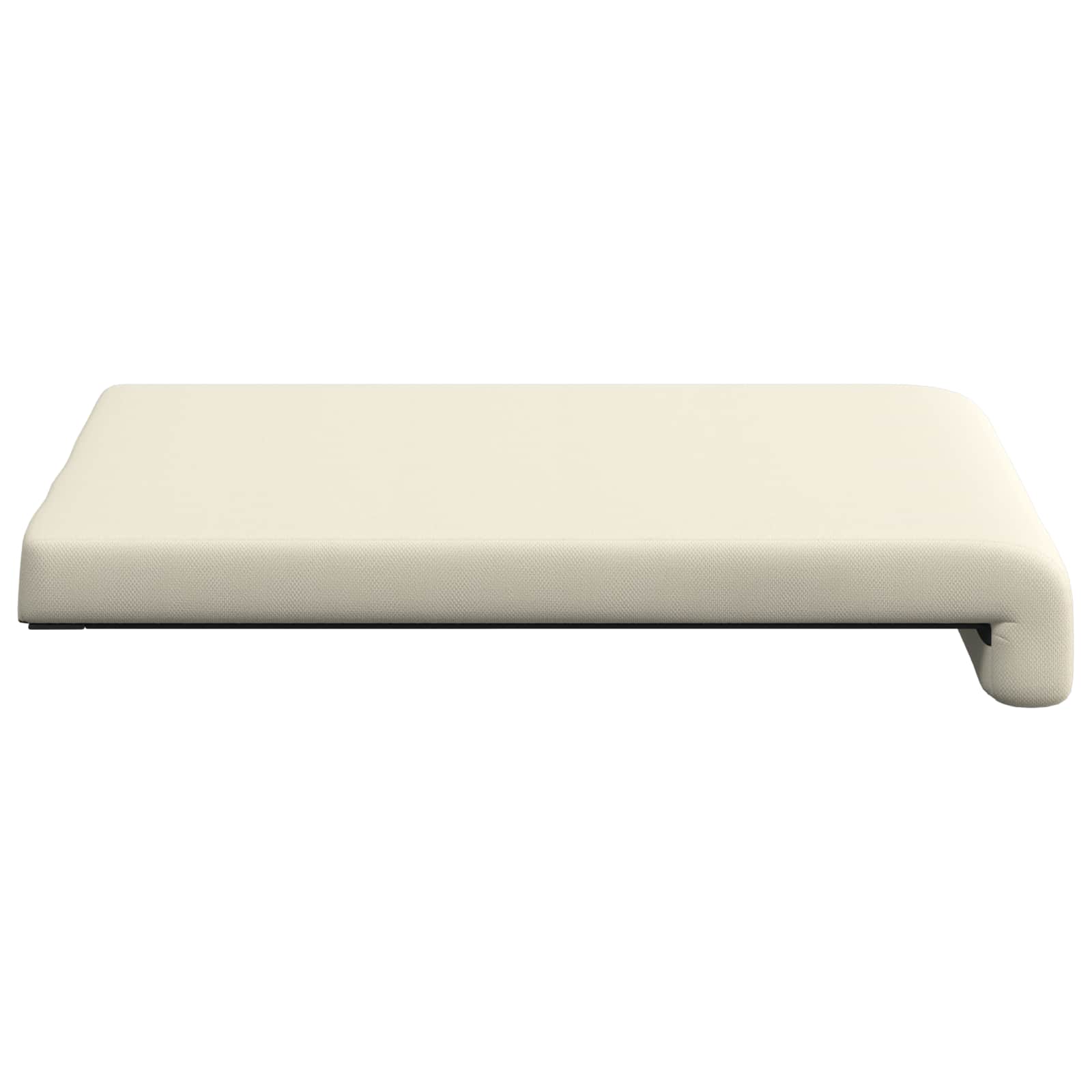 Suoliuko pagalvė 4 pcs Tekstūruotas aksomas Kreminė Gylis 35 cm