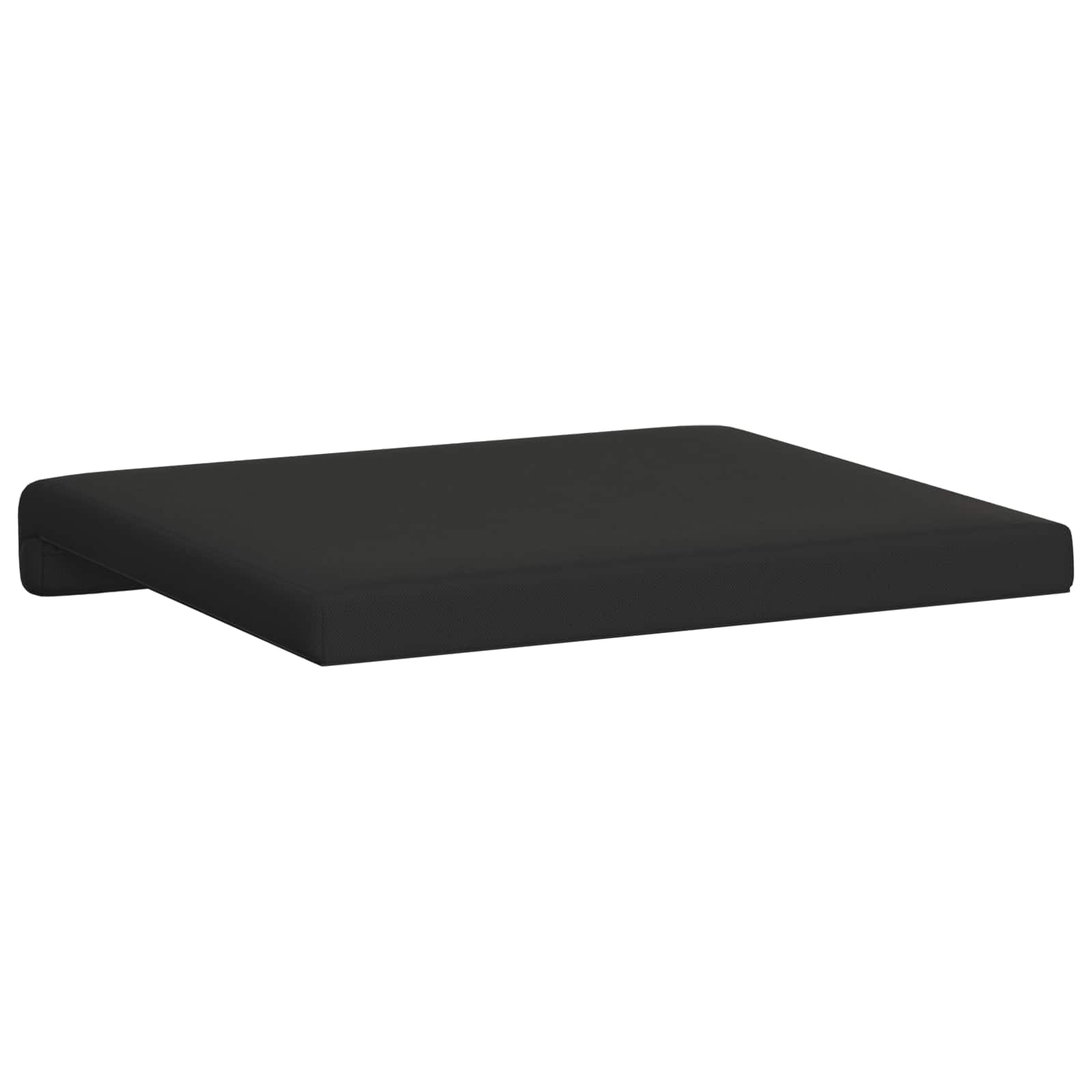 Suoliuko pagalvė 4 pcs Tekstūruotas aksomas Juoda Gylis 35 cm