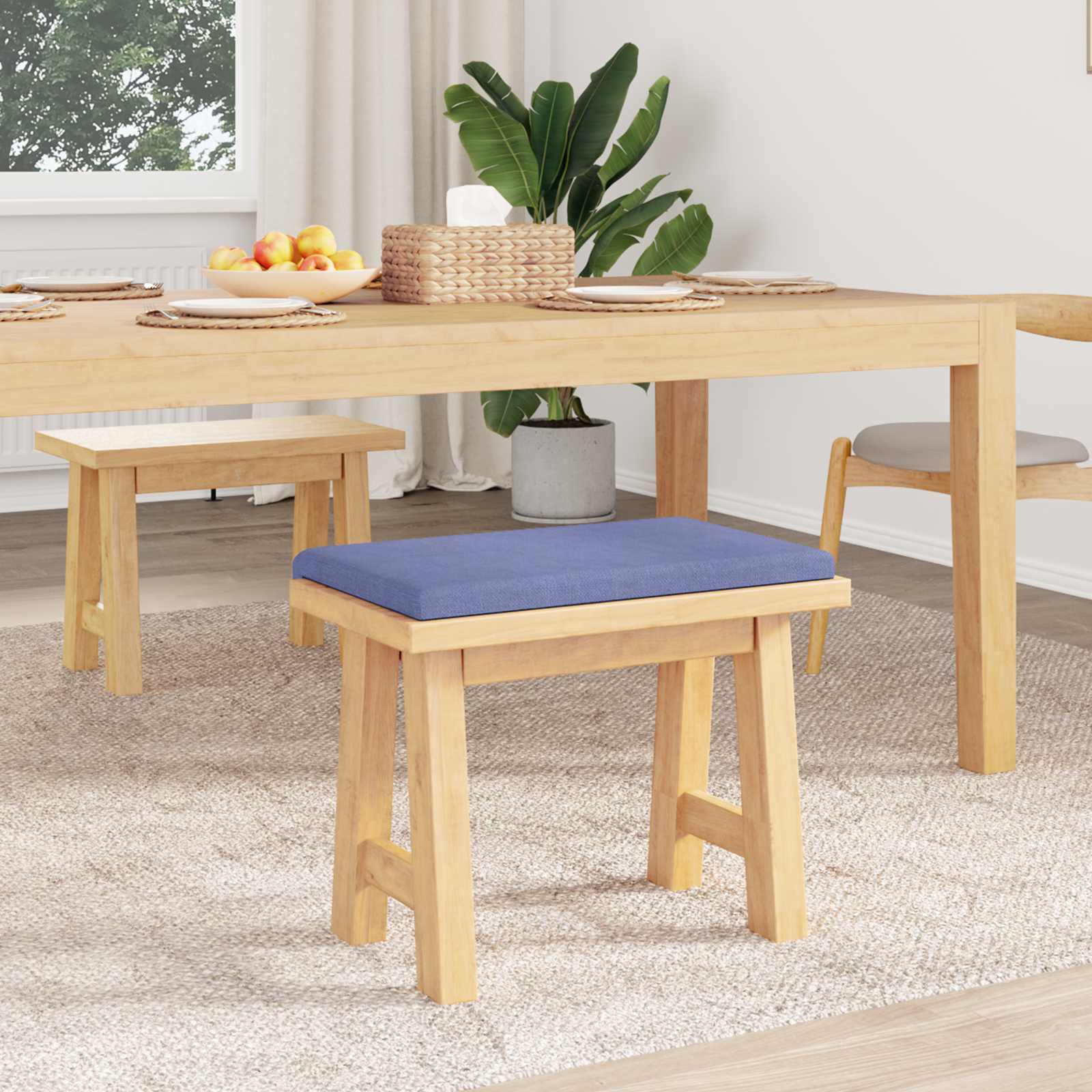 Suoliuko pagalvė Audinys Džinsinės mėlynos Gylis 35 cm
