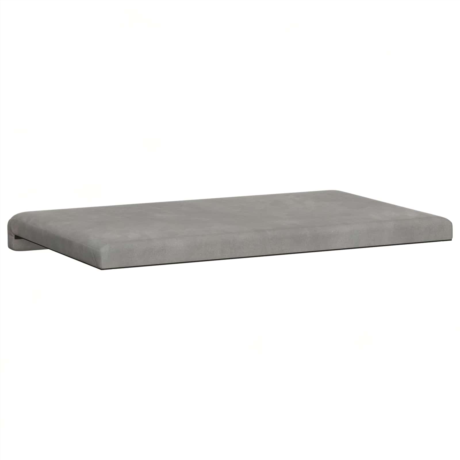 Suoliuko pagalvė Aksomas Šviesiai pilka Gylis 35 cm