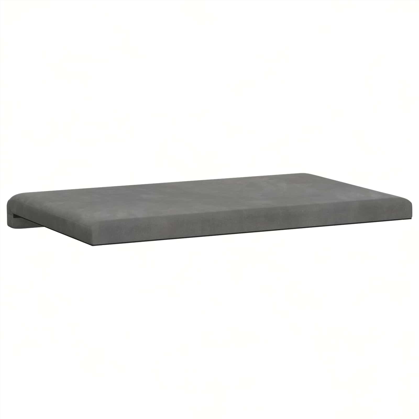 Suoliuko pagalvė Aksomas Tamsiai pilka Gylis 35 cm