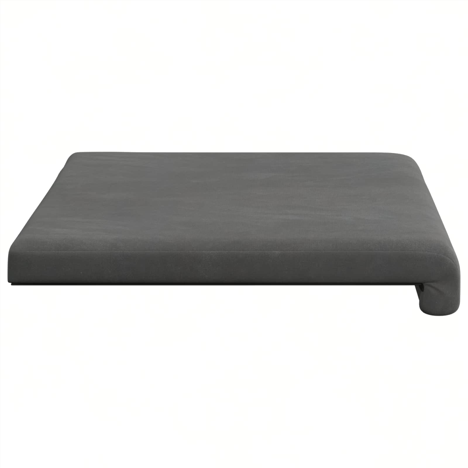 Suoliuko pagalvė Aksomas Tamsiai pilka Gylis 35 cm