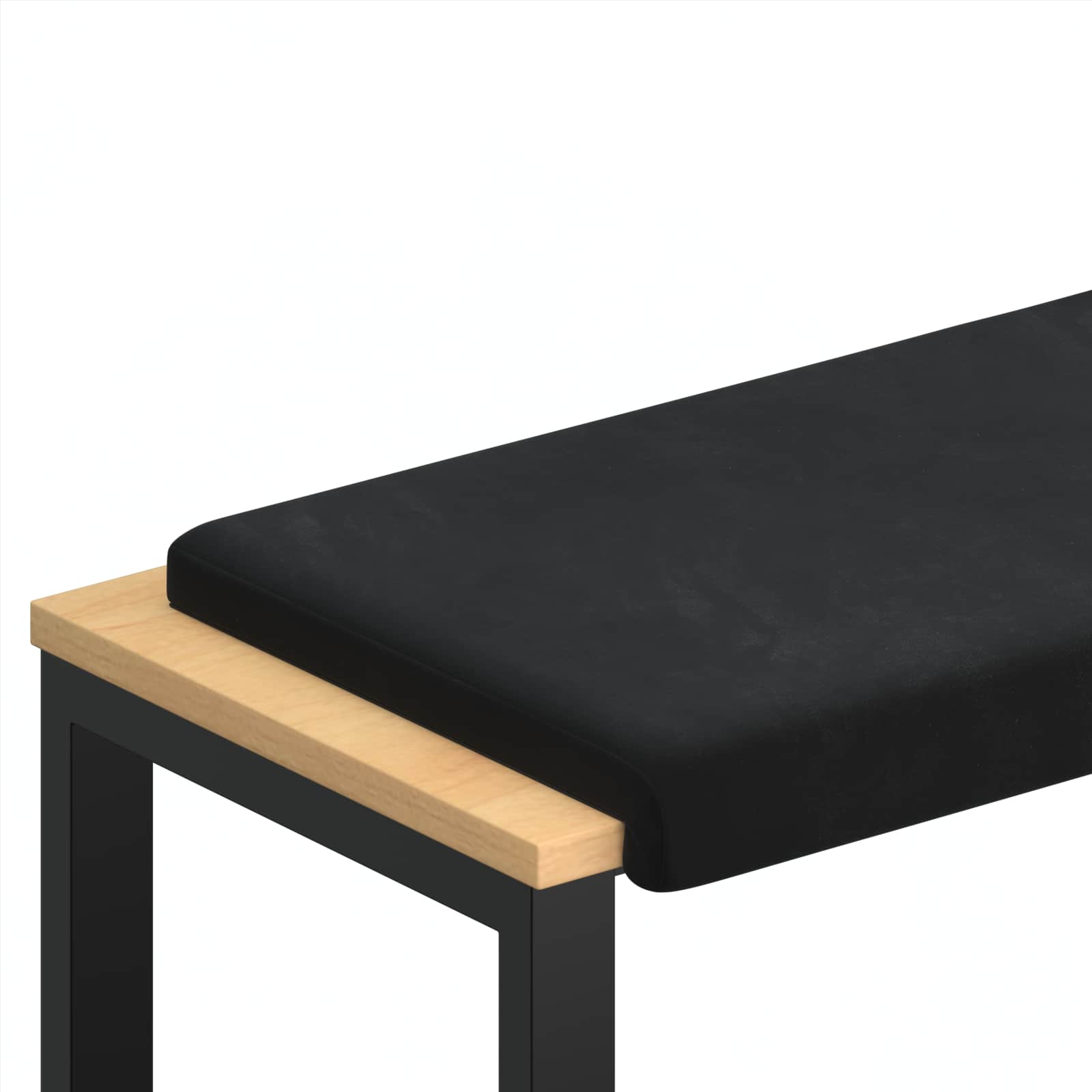 Suoliuko pagalvė Aksomas Juoda Gylis 35 cm