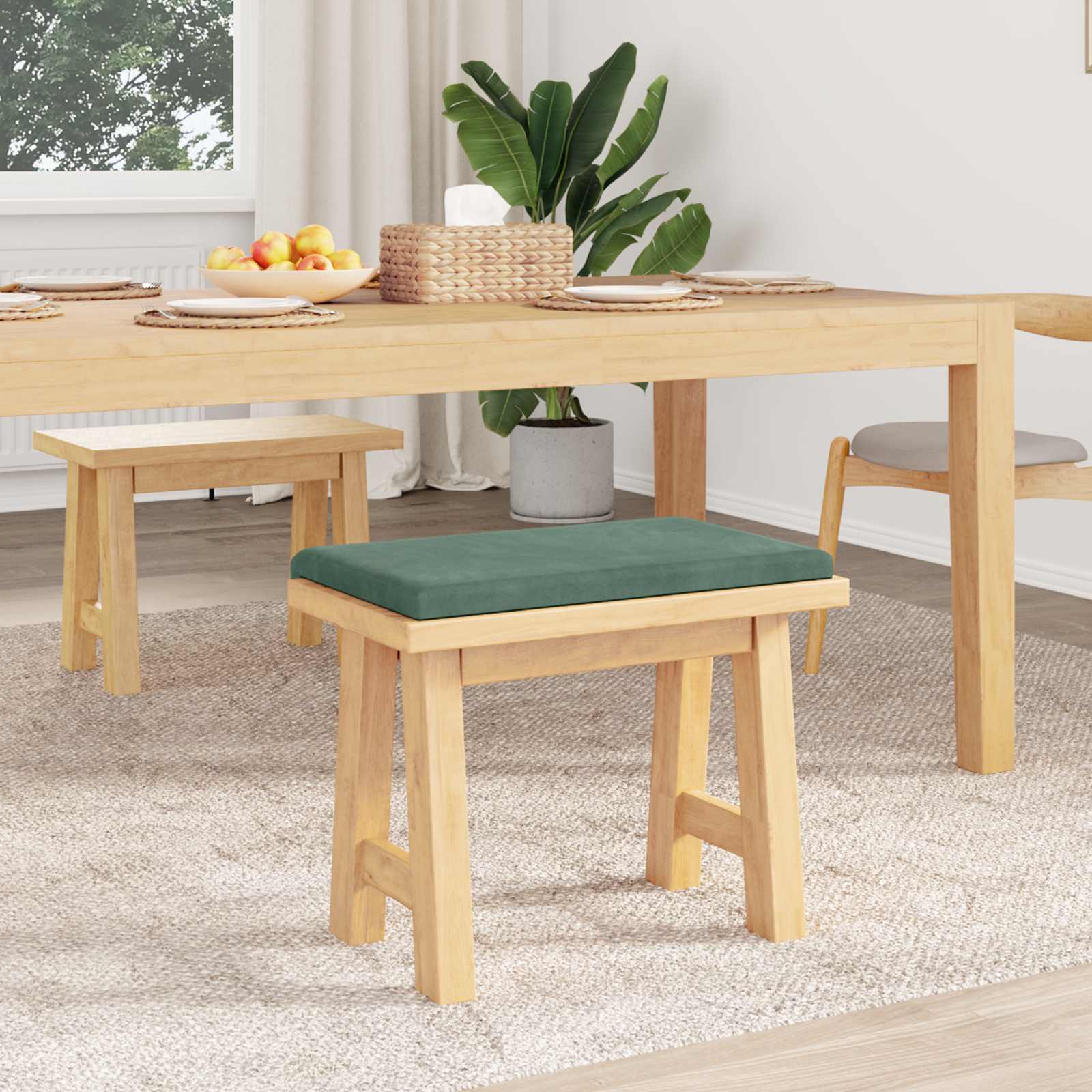 Suoliuko pagalvė Aksomas Jūrinė žalia Gylis 35 cm
