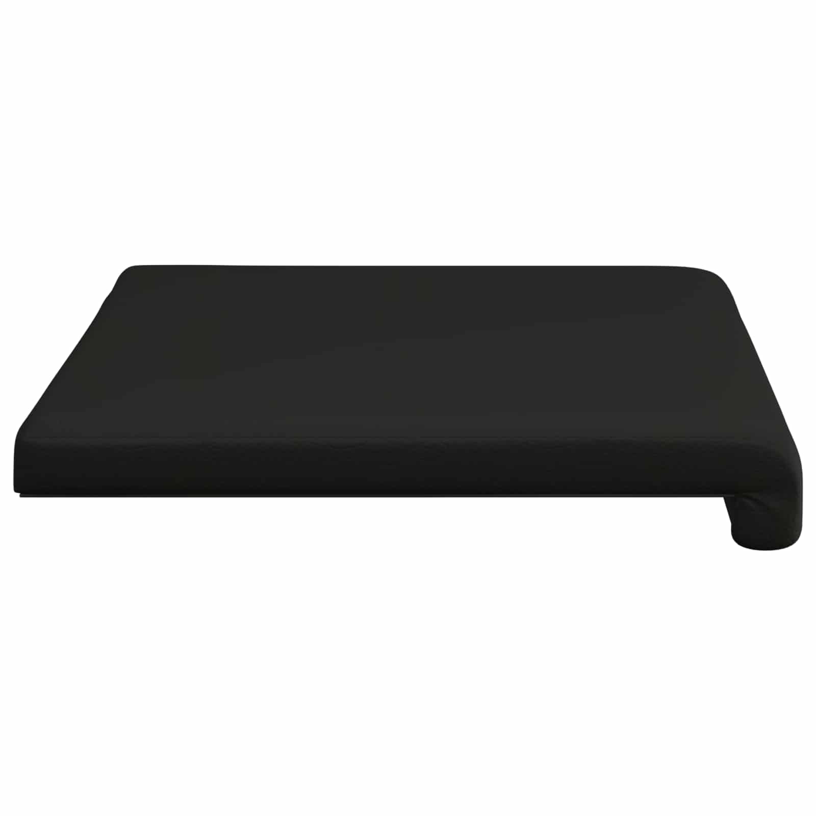 Suoliuko pagalvė Dirbtinė oda Juoda Gylis 35 cm