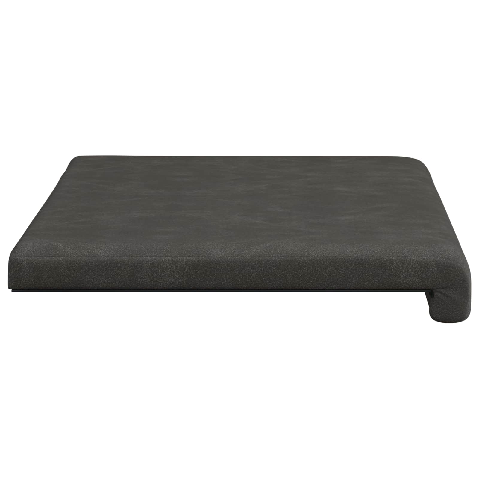 Suoliuko pagalvė Dirbtinė oda Juoda Gylis 35 cm