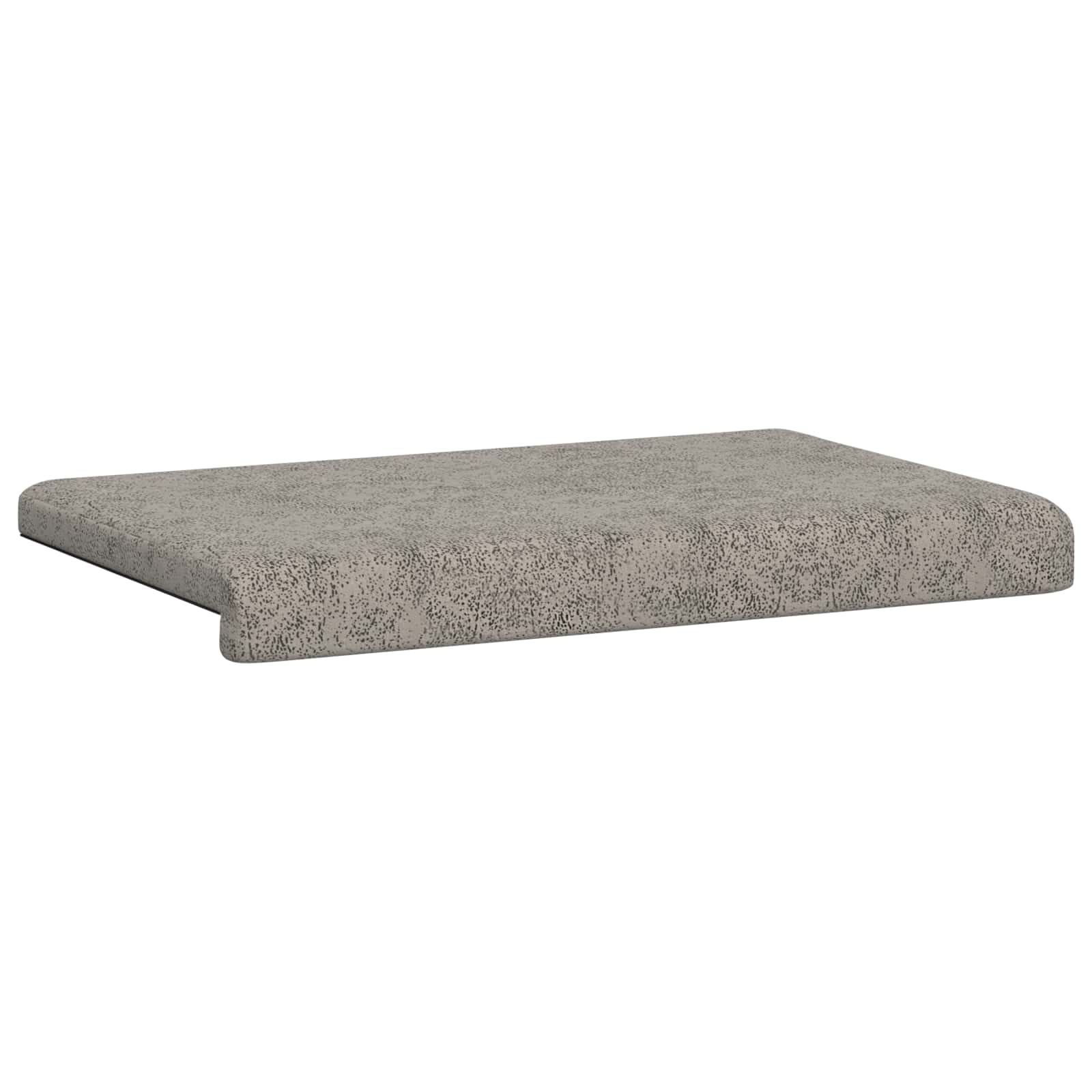 Suoliuko pagalvė Dirbtinė zomša Šviesiai pilka Gylis 35 cm