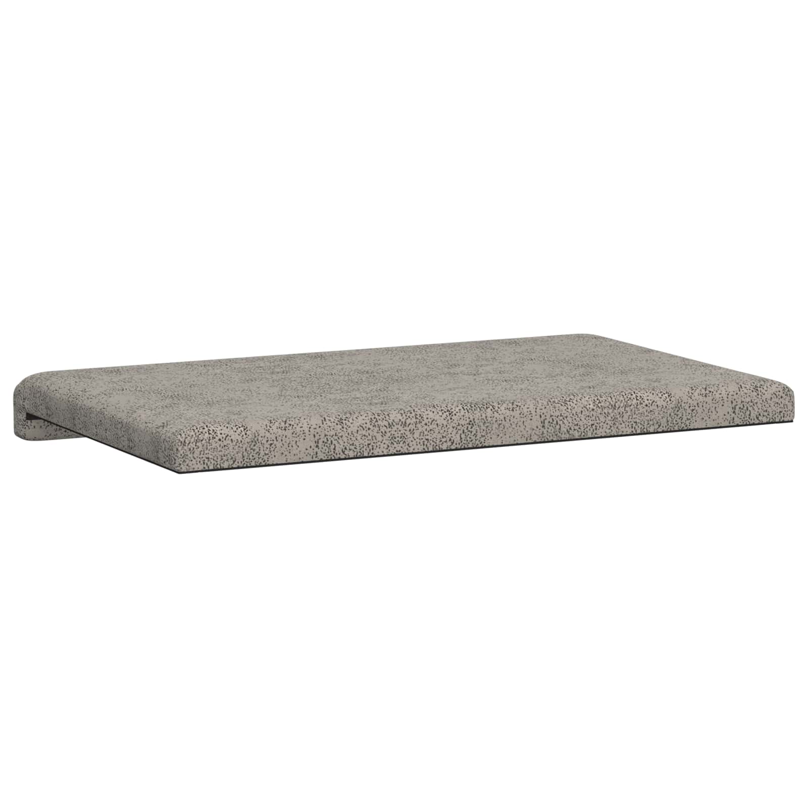 Suoliuko pagalvė Dirbtinė zomša Šviesiai pilka Gylis 35 cm