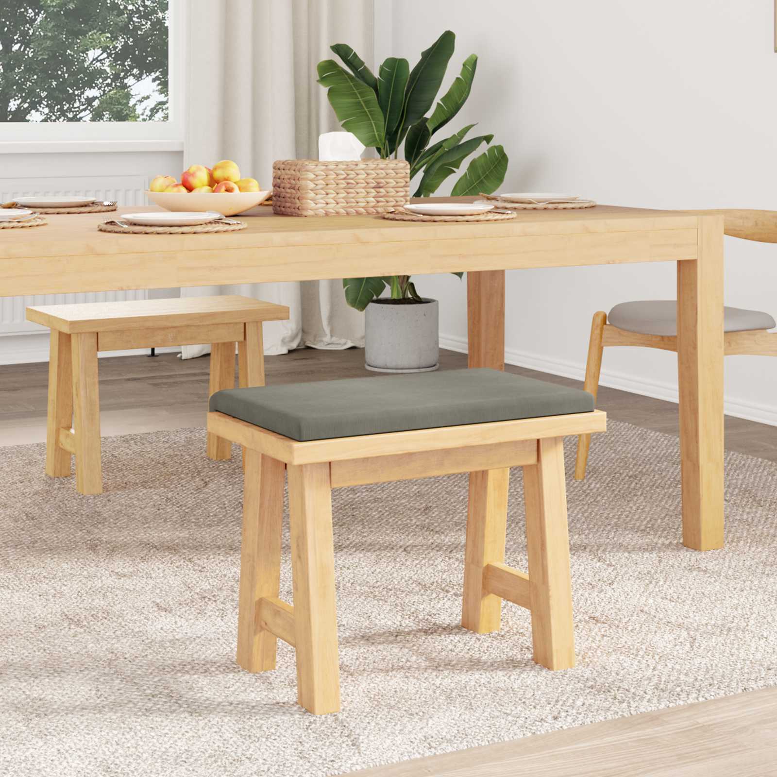 Suoliuko pagalvė mančester Šviesiai pilka Gylis 35 cm