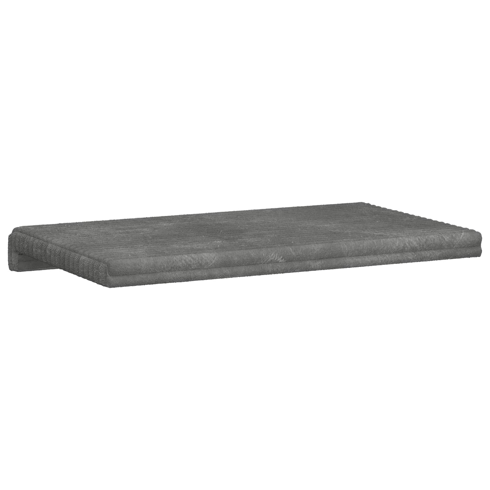Suoliuko pagalvė Pūkuota korduroja Šviesiai pilka Gylis 35 cm