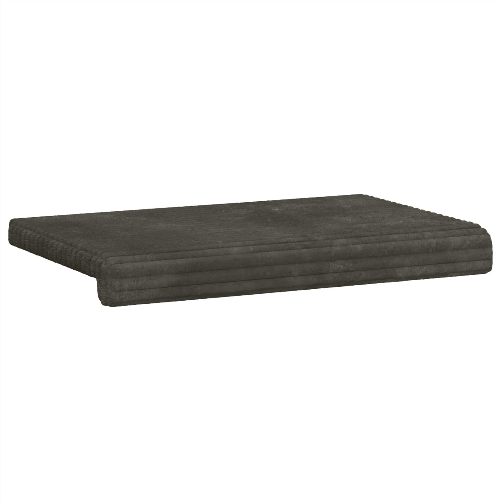 Suoliuko pagalvė Pūkuota korduroja Antracito Gylis 35 cm