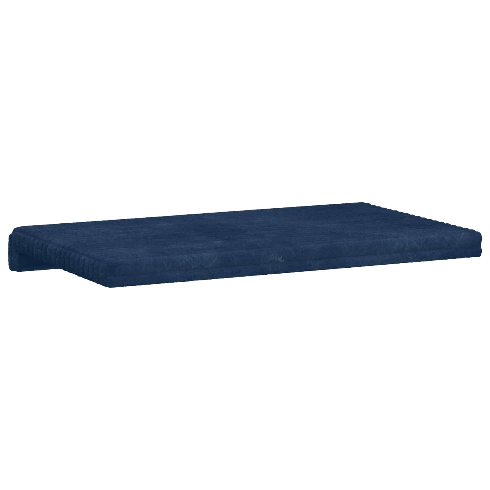 Suoliuko pagalvė Pūkuota korduroja Jūrinė mėlyna Gylis 35 cm