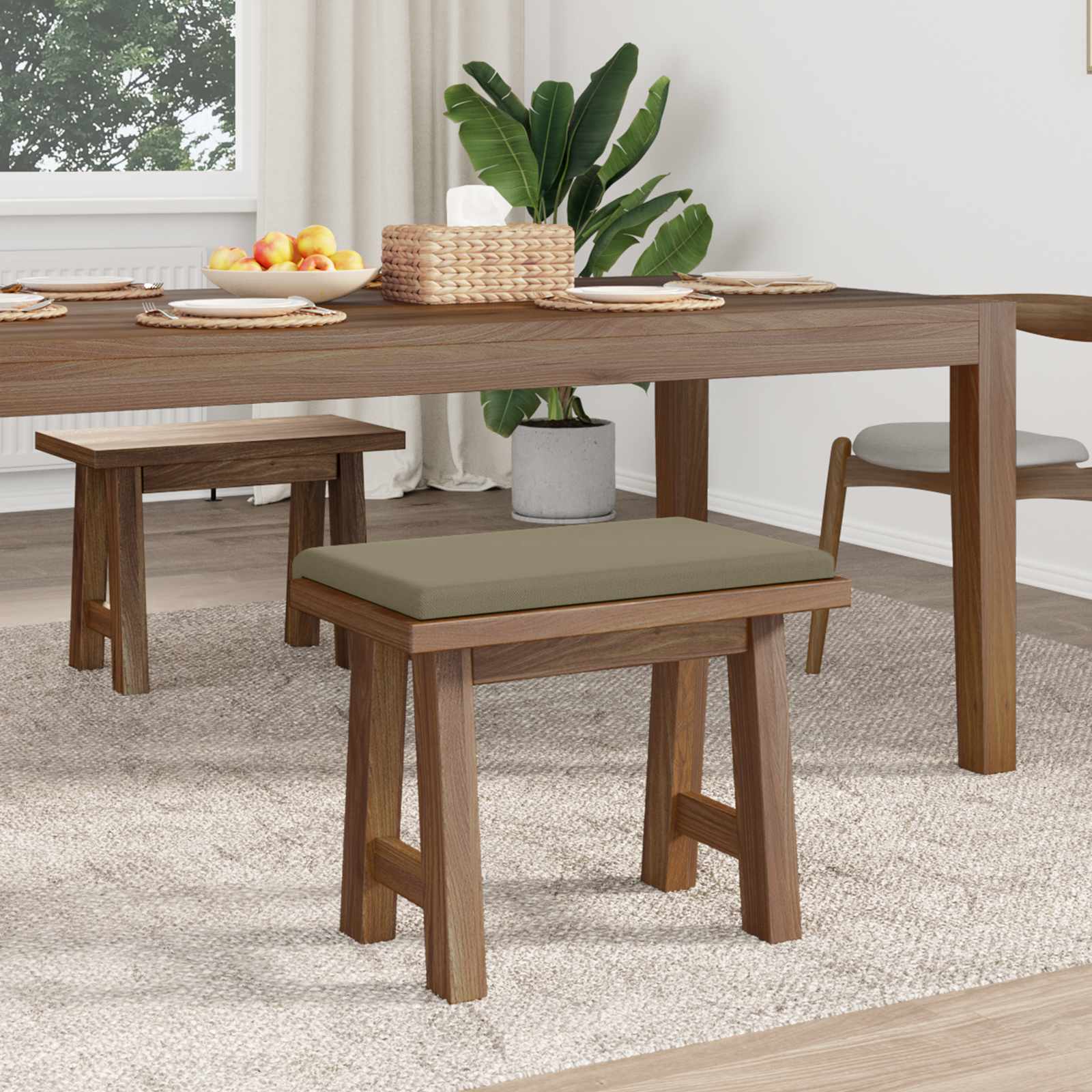 Suoliuko pagalvė Tekstūruotas aksomas Chaki Gylis 35 cm