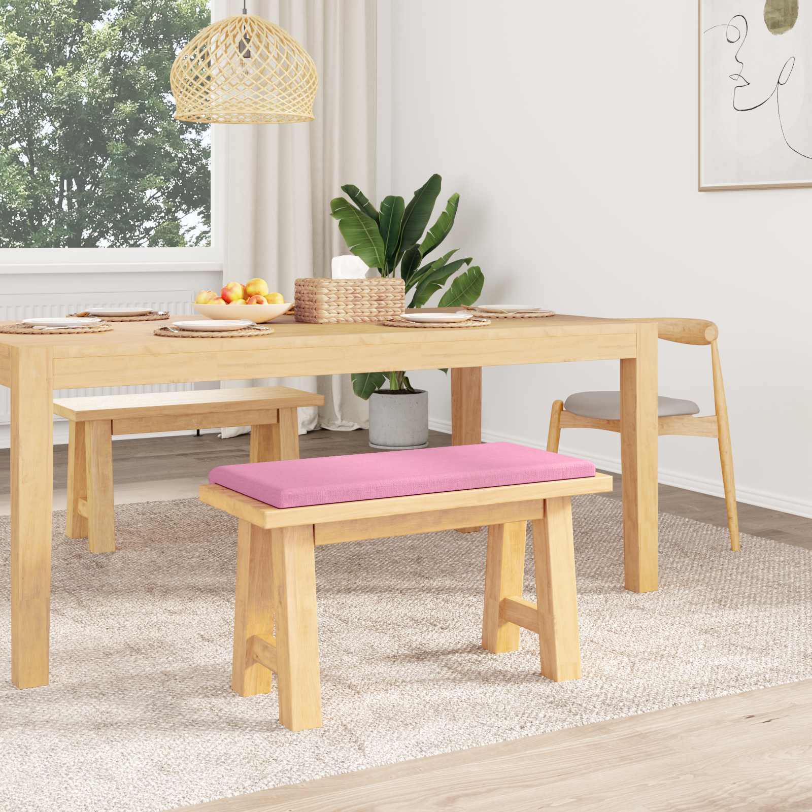Suoliuko pagalvė Audinys Rožinė Gylis 35 cm
