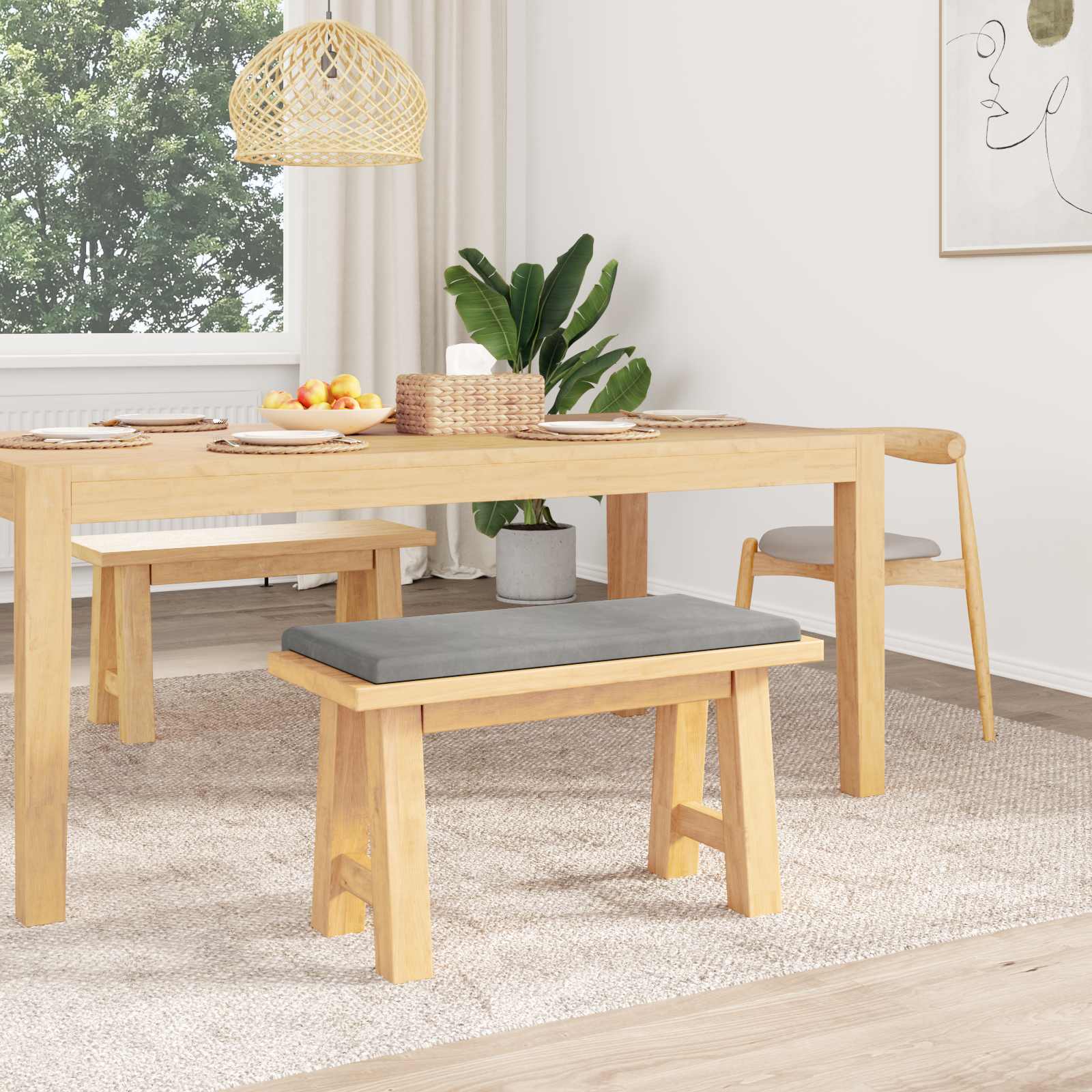Suoliuko pagalvė Aksomas Šviesiai pilka Gylis 35 cm