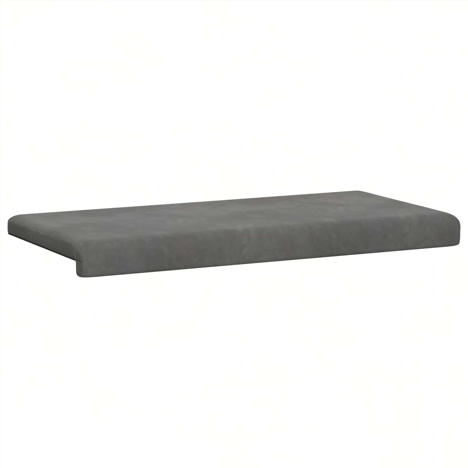 Suoliuko pagalvė Aksomas Tamsiai pilka Gylis 35 cm