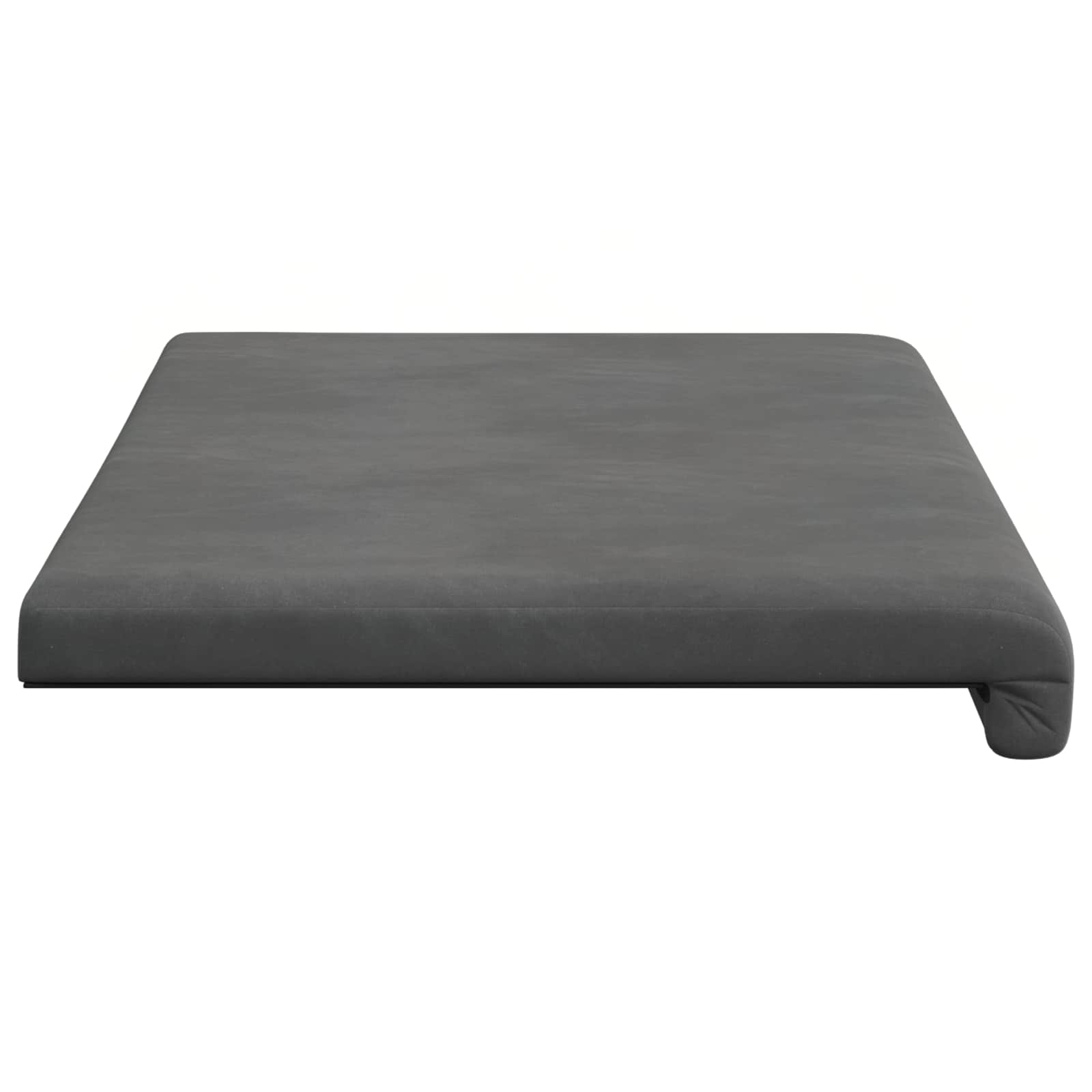 Suoliuko pagalvė Aksomas Tamsiai pilka Gylis 35 cm