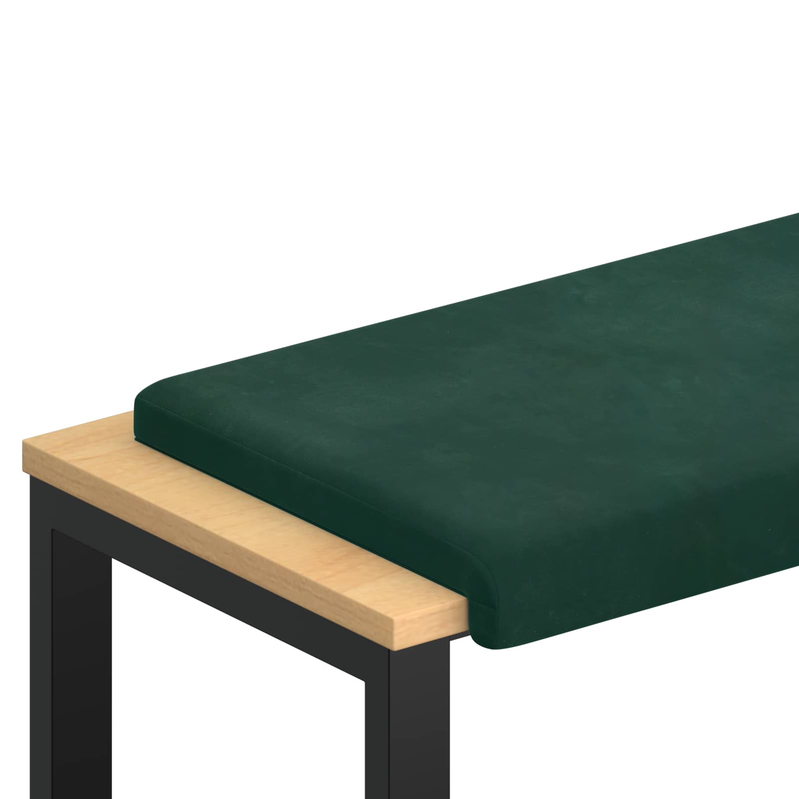 Suoliuko pagalvė Aksomas Tamsiai žalia Gylis 35 cm