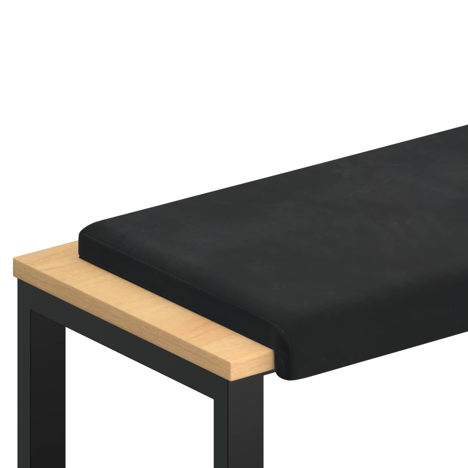Suoliuko pagalvė Aksomas Juoda Gylis 35 cm