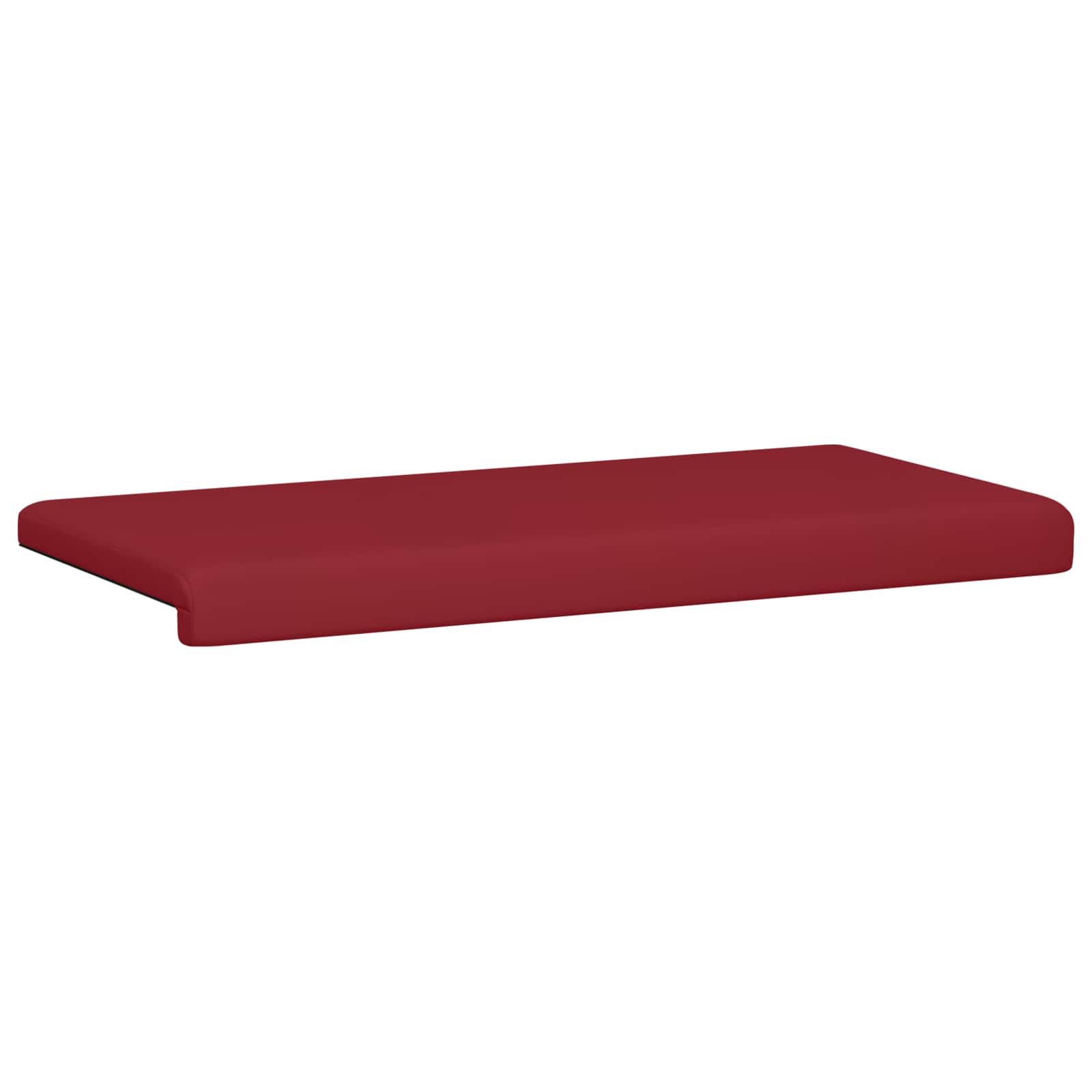 Suoliuko pagalvė Dirbtinė oda Vyno raudona Gylis 35 cm