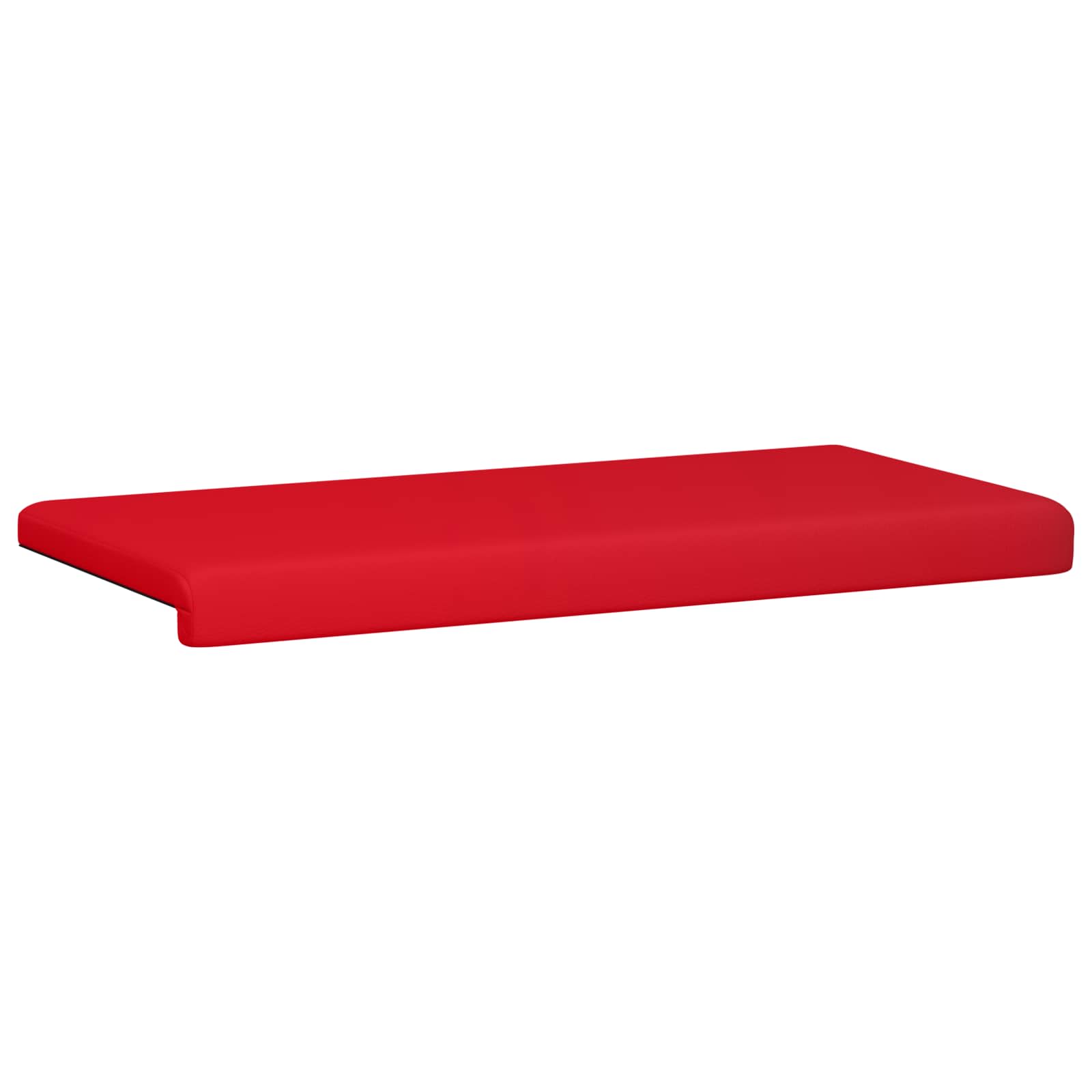 Suoliuko pagalvė Dirbtinė oda Raudona Gylis 35 cm