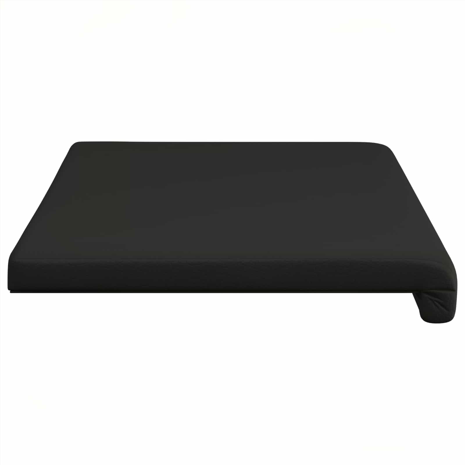 Suoliuko pagalvė Dirbtinė oda Juoda Gylis 35 cm