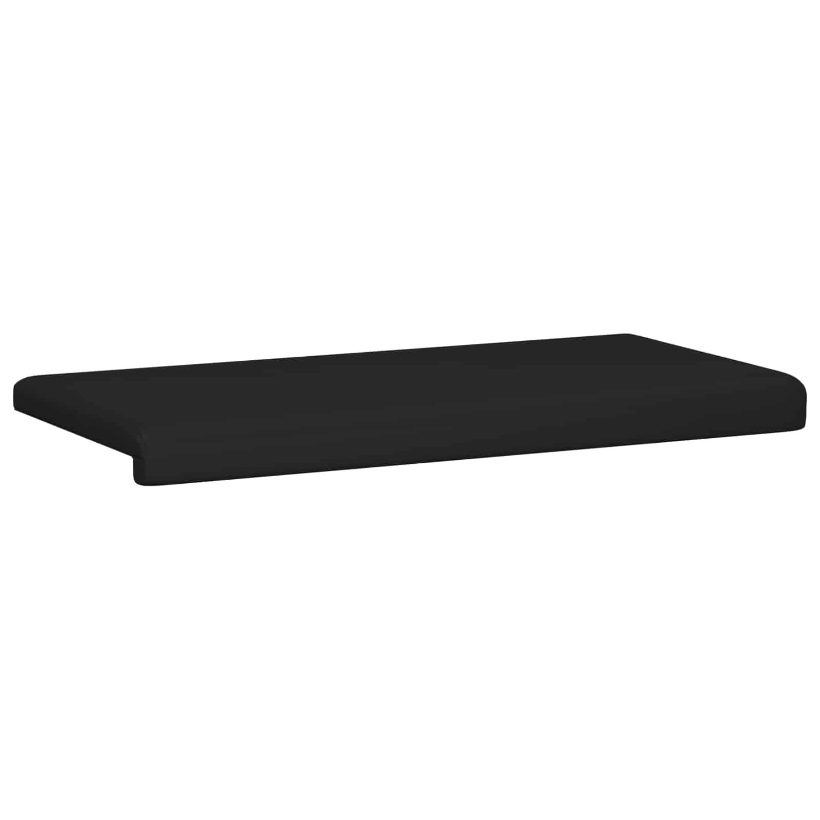 Suoliuko pagalvė Dirbtinė oda Juoda Gylis 35 cm
