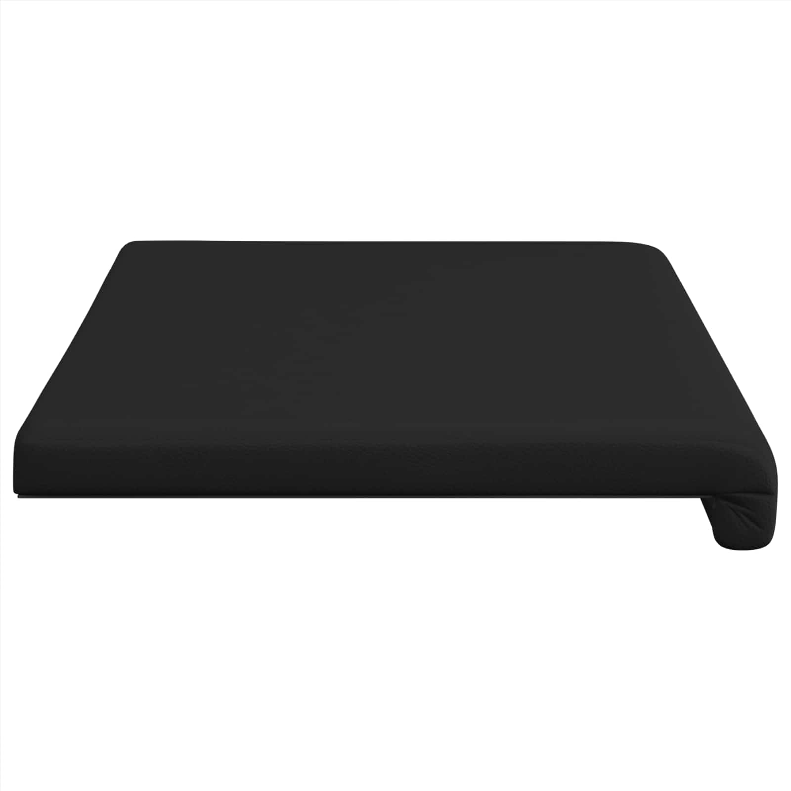 Suoliuko pagalvė Dirbtinė oda Juoda Gylis 35 cm
