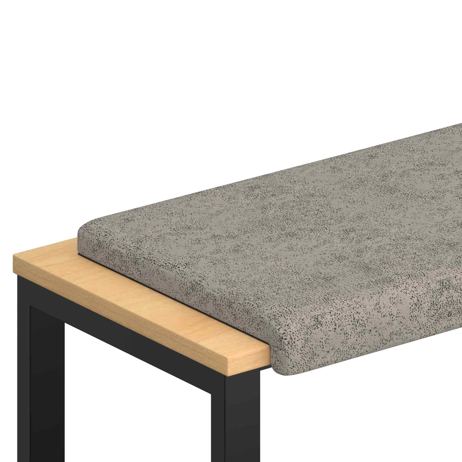 Suoliuko pagalvė Dirbtinė zomša Šviesiai pilka Gylis 35 cm