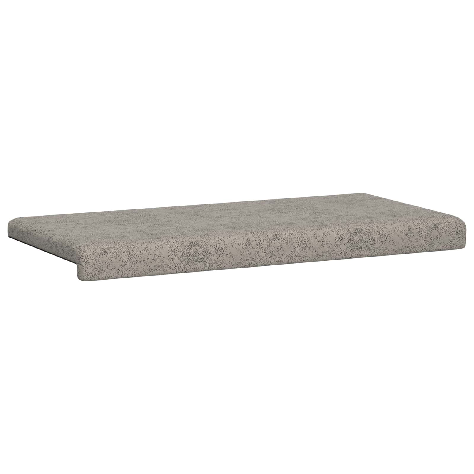 Suoliuko pagalvė Dirbtinė zomša Šviesiai pilka Gylis 35 cm