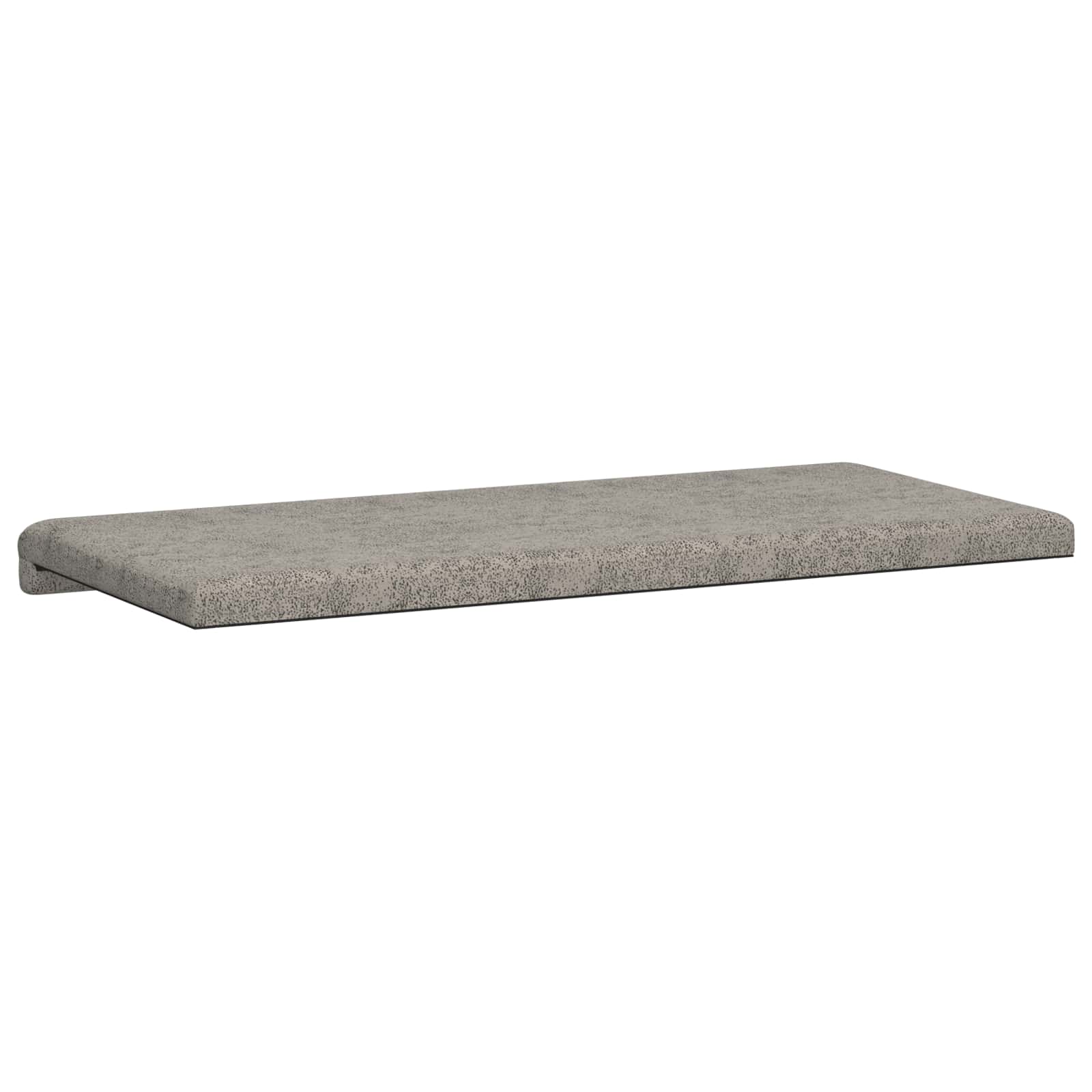 Suoliuko pagalvė Dirbtinė zomša Šviesiai pilka Gylis 35 cm
