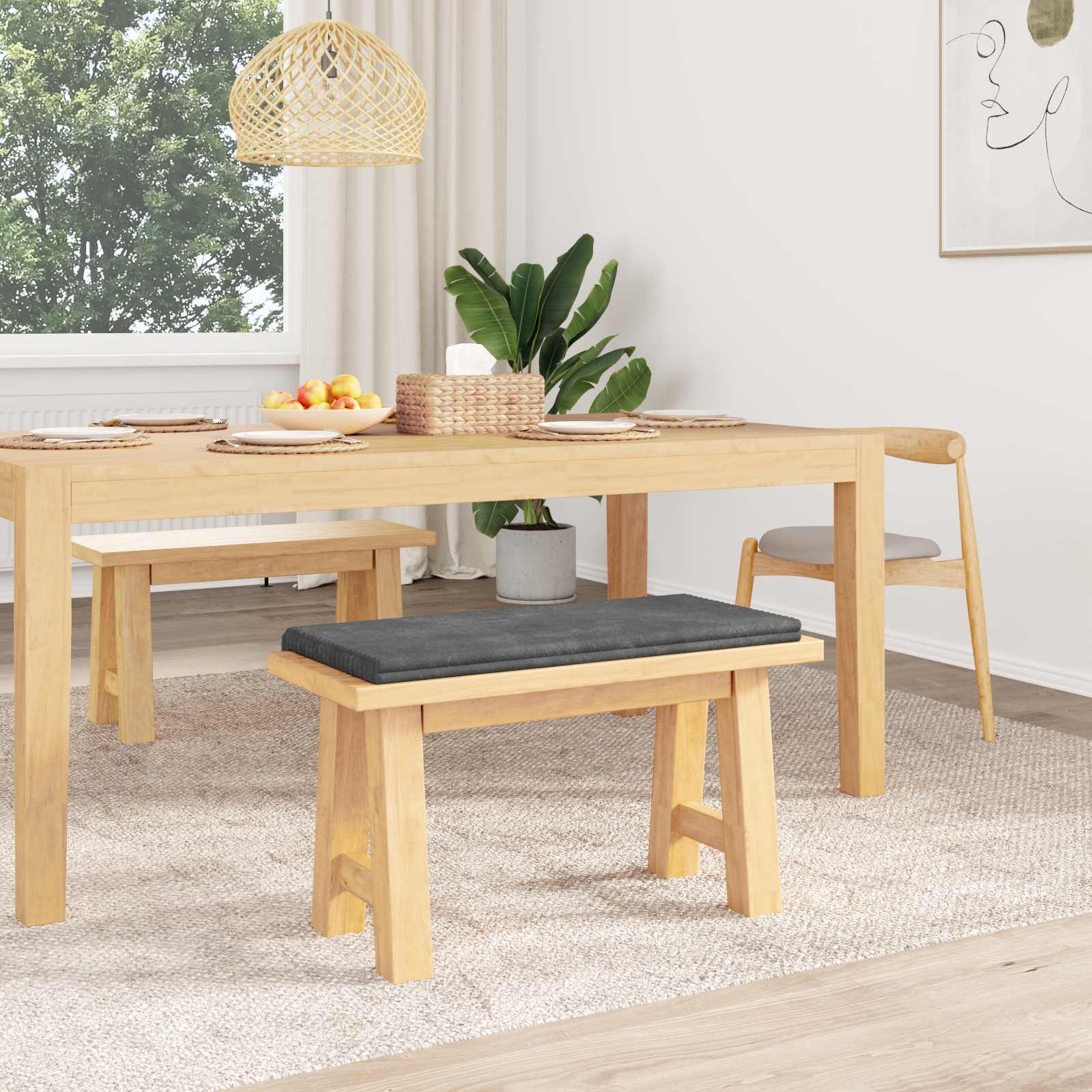 Suoliuko pagalvė Pūkuota korduroja Šviesiai pilka Gylis 35 cm