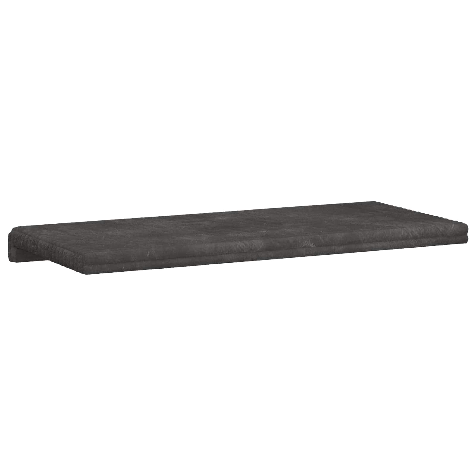 Suoliuko pagalvė Pūkuota korduroja Tamsiai pilka Gylis 35 cm