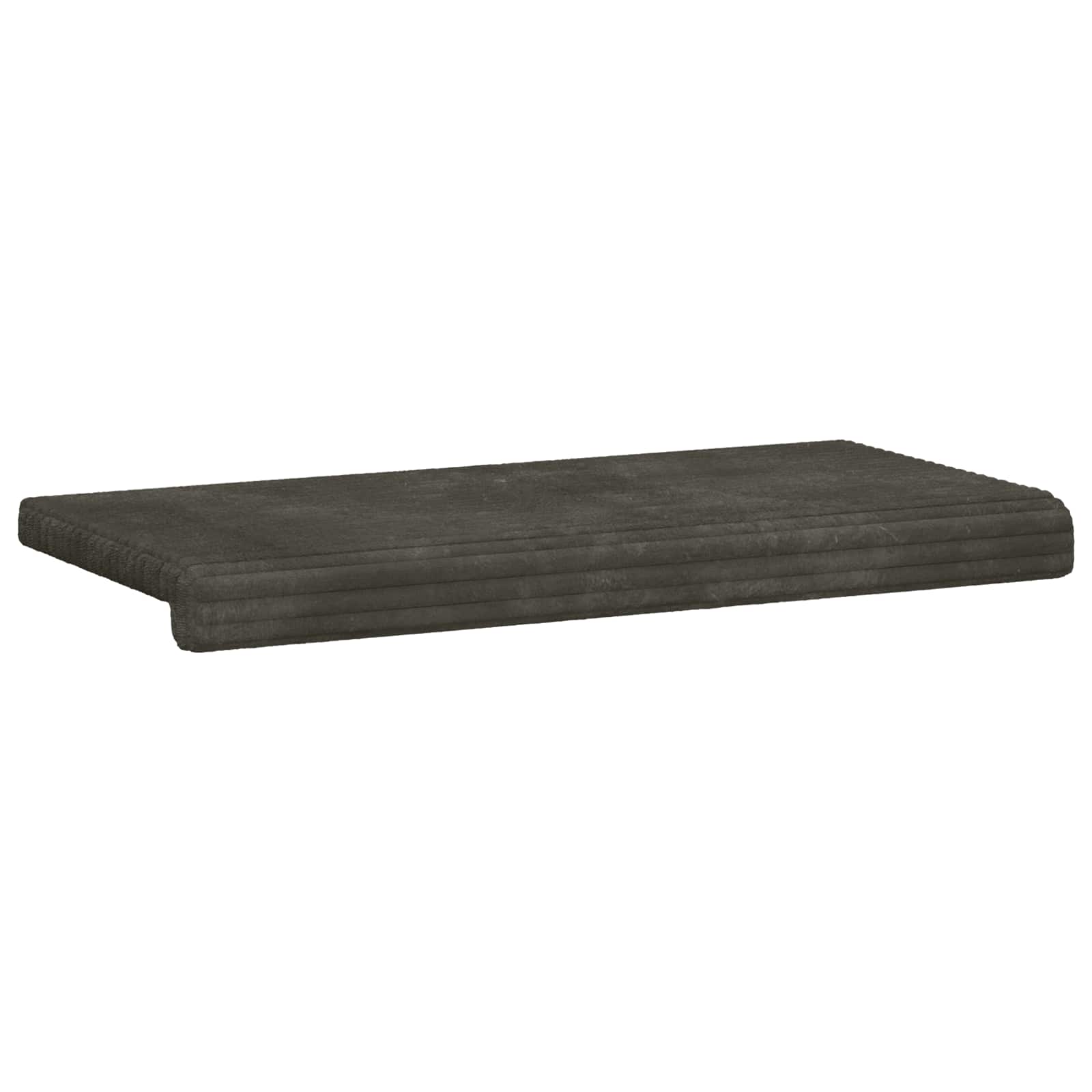 Suoliuko pagalvė Pūkuota korduroja Antracito Gylis 35 cm