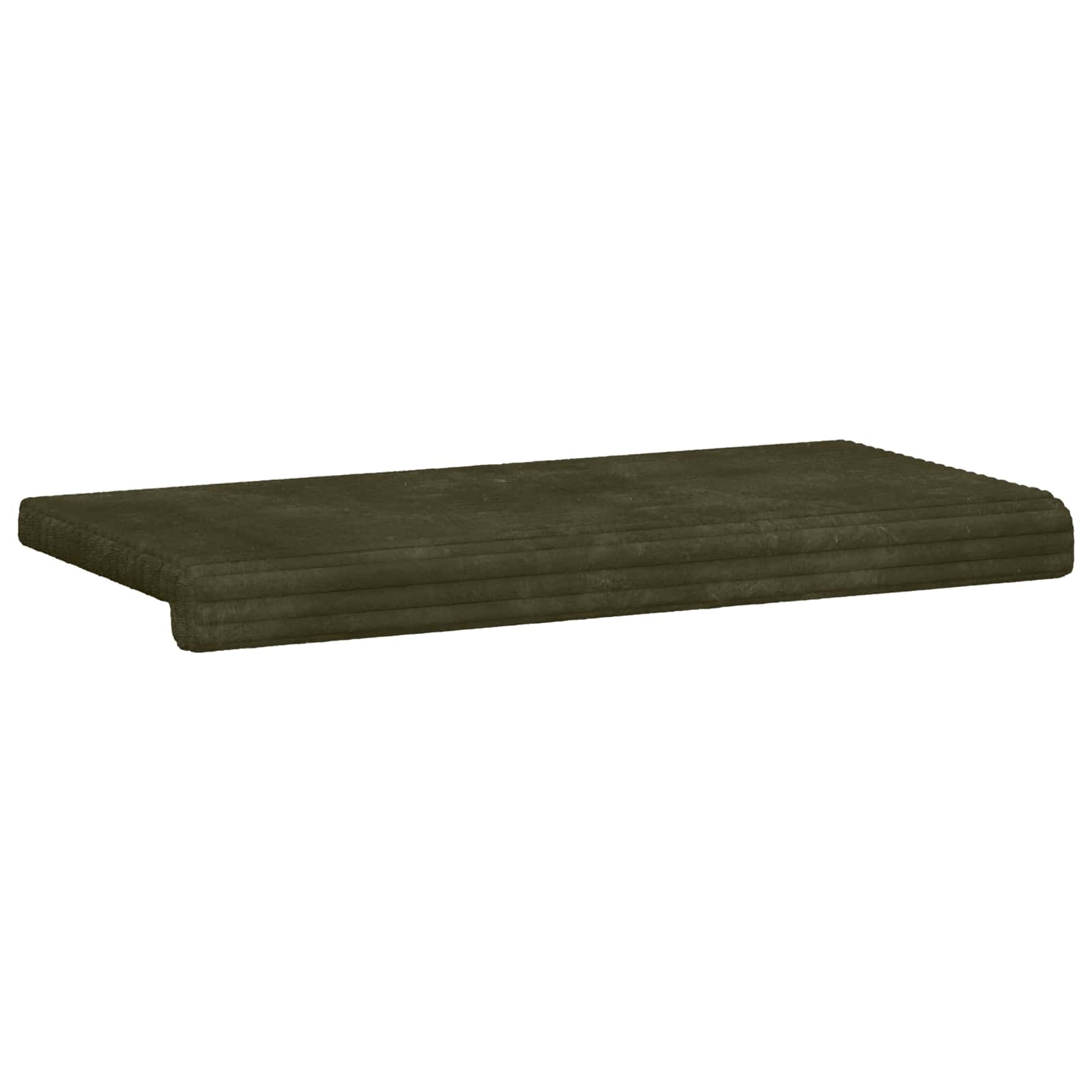 Suoliuko pagalvė Pūkuota korduroja Žalia Gylis 35 cm