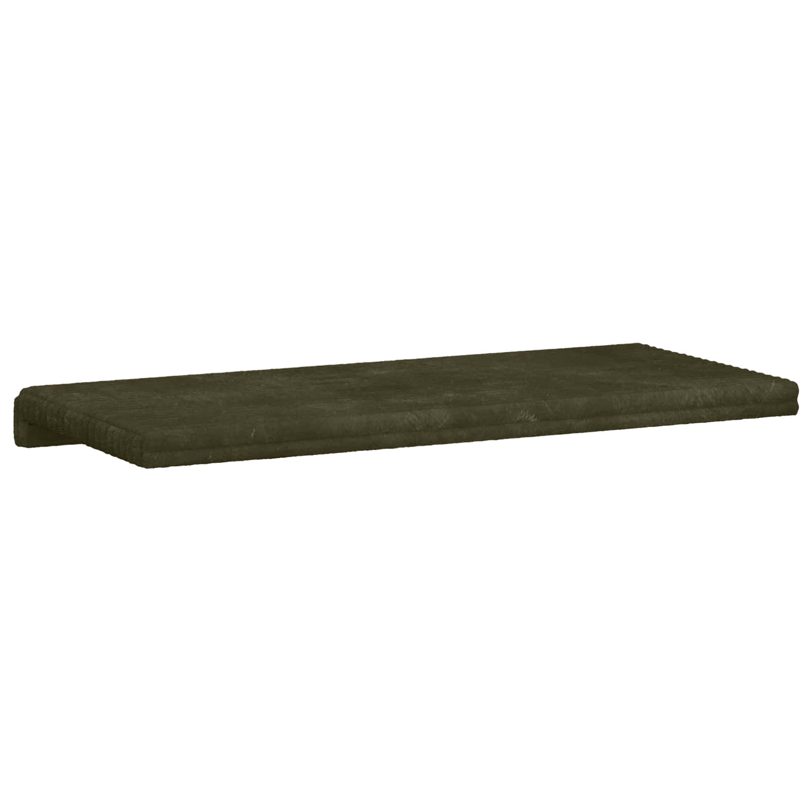 Suoliuko pagalvė Pūkuota korduroja Žalia Gylis 35 cm
