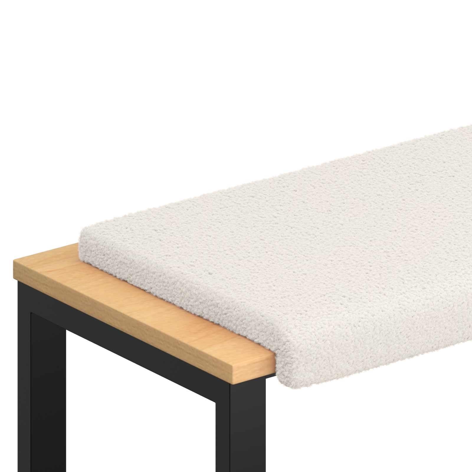Suoliuko pagalvė Šerpos audinys Kreminė Gylis 35 cm