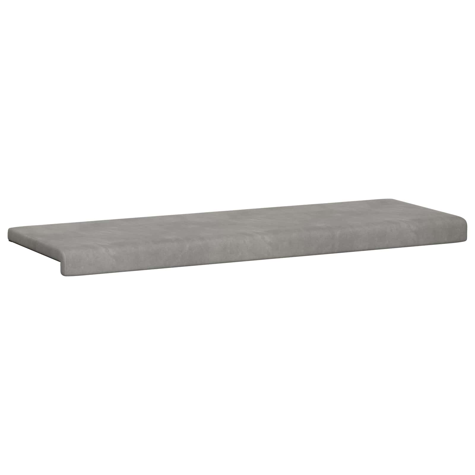 Suoliuko pagalvė Aksomas Šviesiai pilka Gylis 35 cm