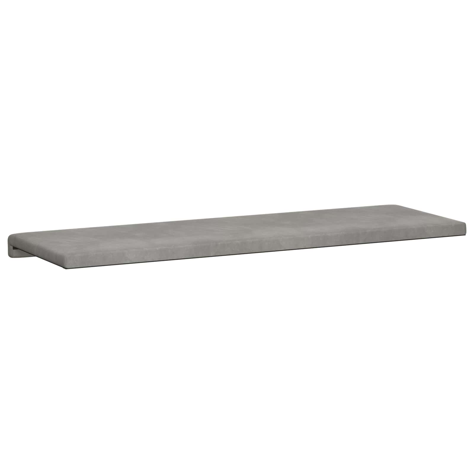 Suoliuko pagalvė Aksomas Šviesiai pilka Gylis 35 cm