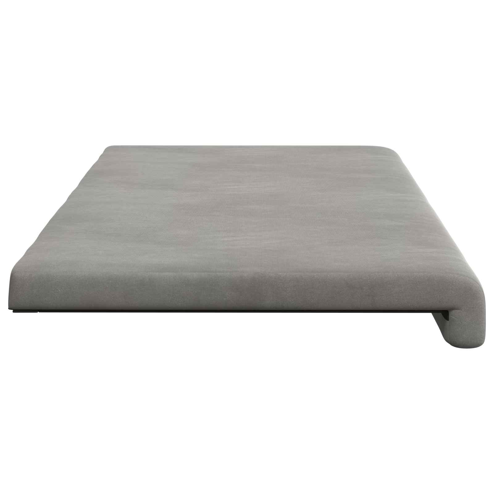 Suoliuko pagalvė Aksomas Šviesiai pilka Gylis 35 cm