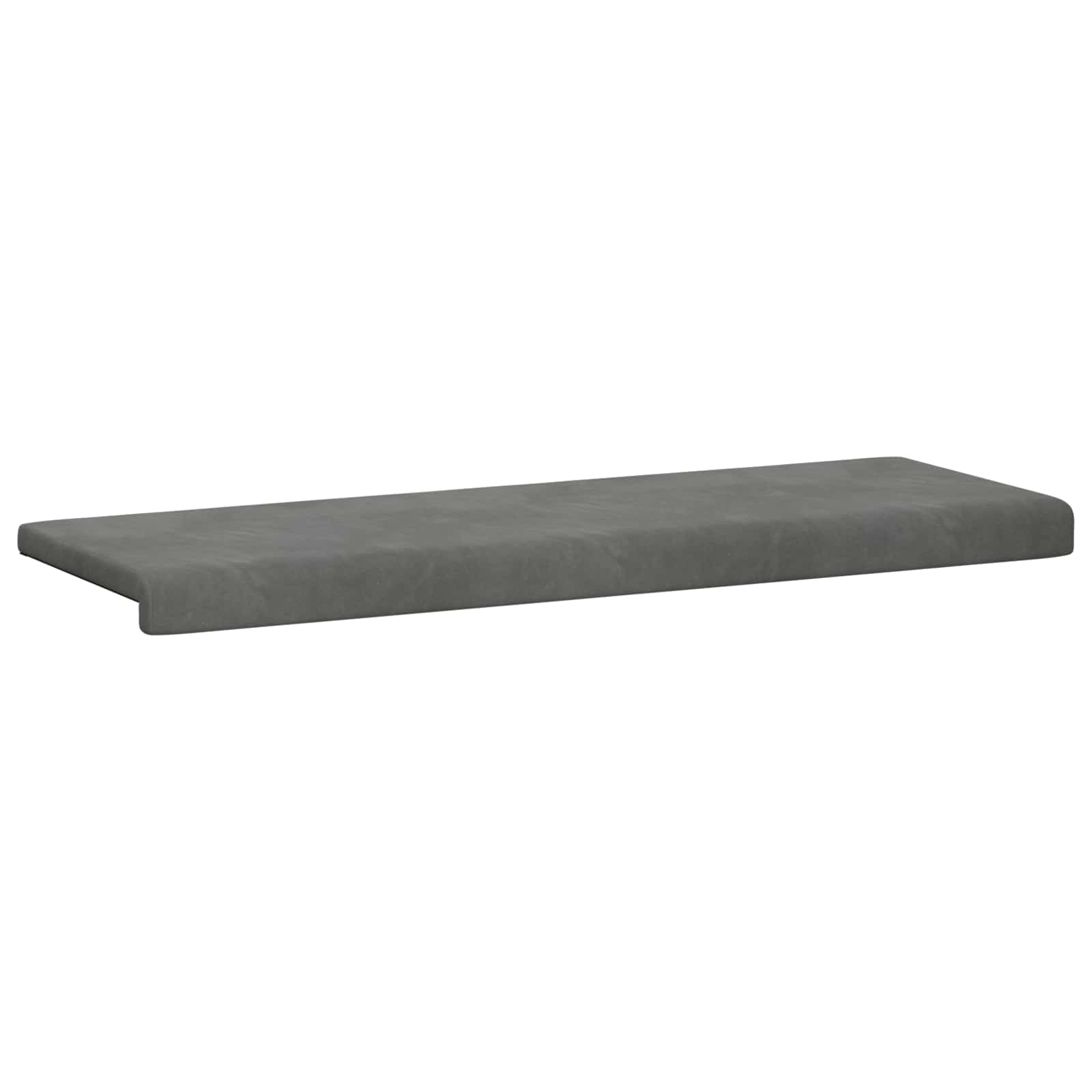 Suoliuko pagalvė Aksomas Tamsiai pilka Gylis 35 cm