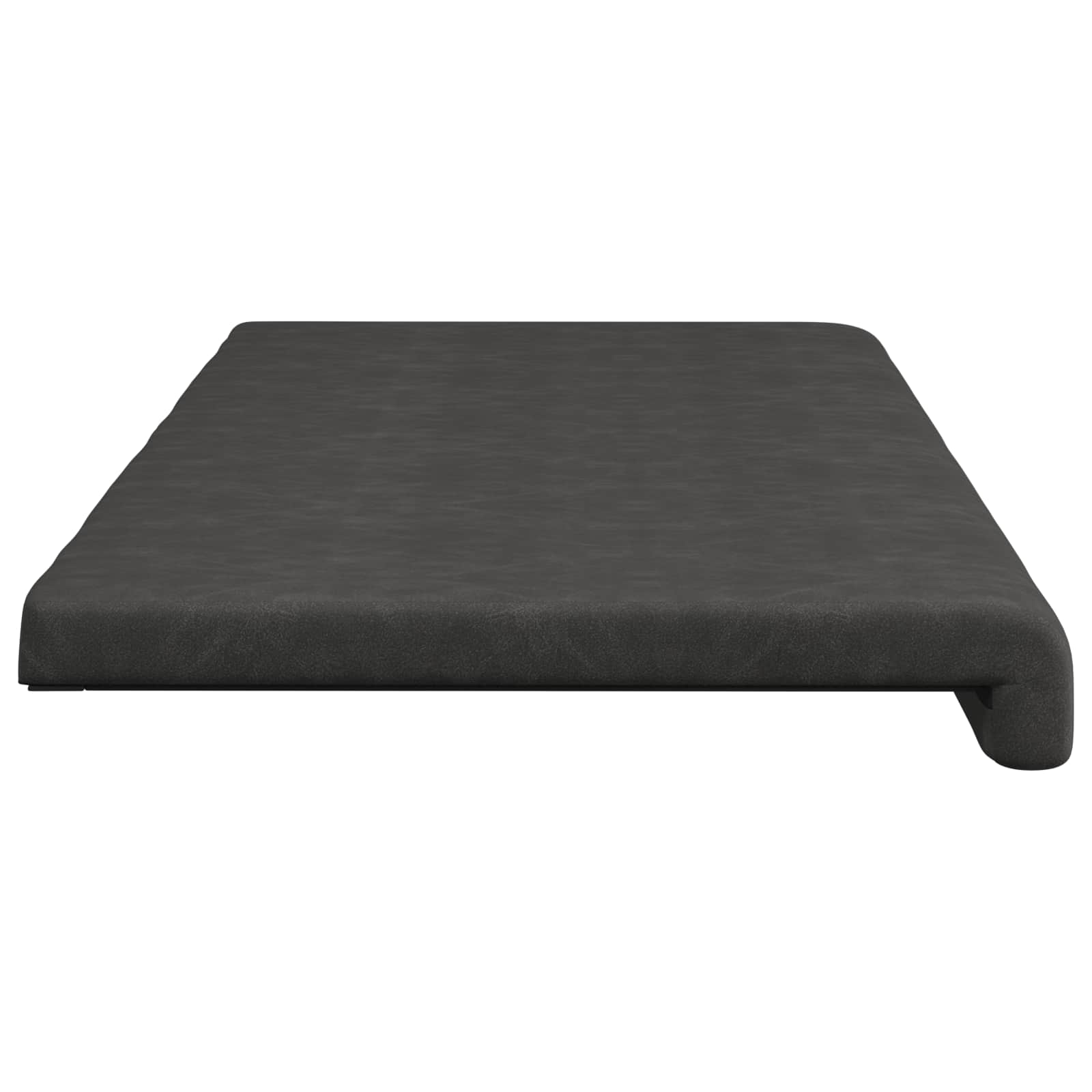 Suoliuko pagalvė Dirbtinė oda Juoda Gylis 35 cm