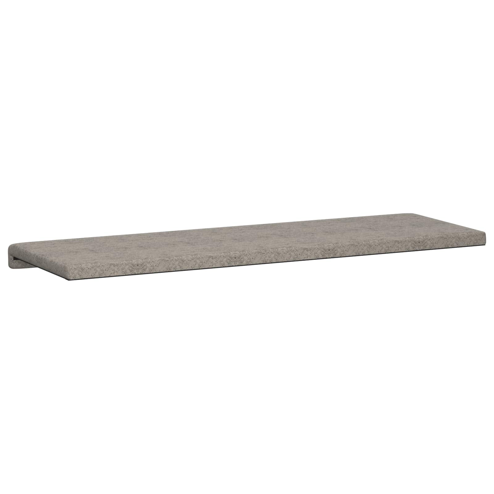 Suoliuko pagalvė Dirbtinė zomša Šviesiai pilka Gylis 35 cm