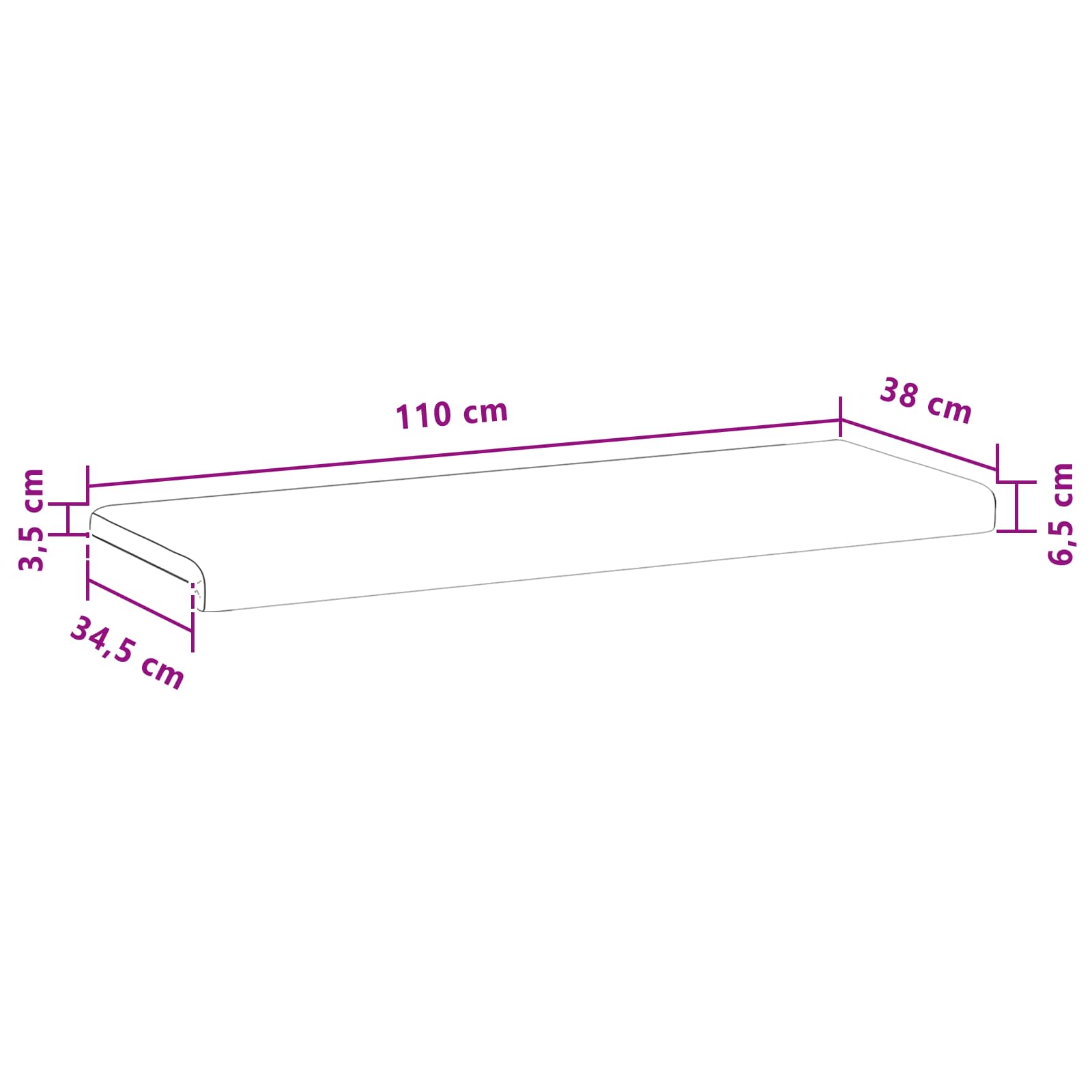 Suoliuko pagalvė mančester Kreminė Gylis 35 cm