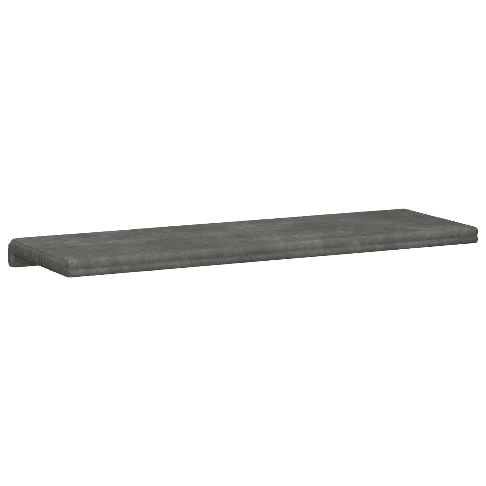Suoliuko pagalvė Pūkuota korduroja Šviesiai pilka Gylis 35 cm