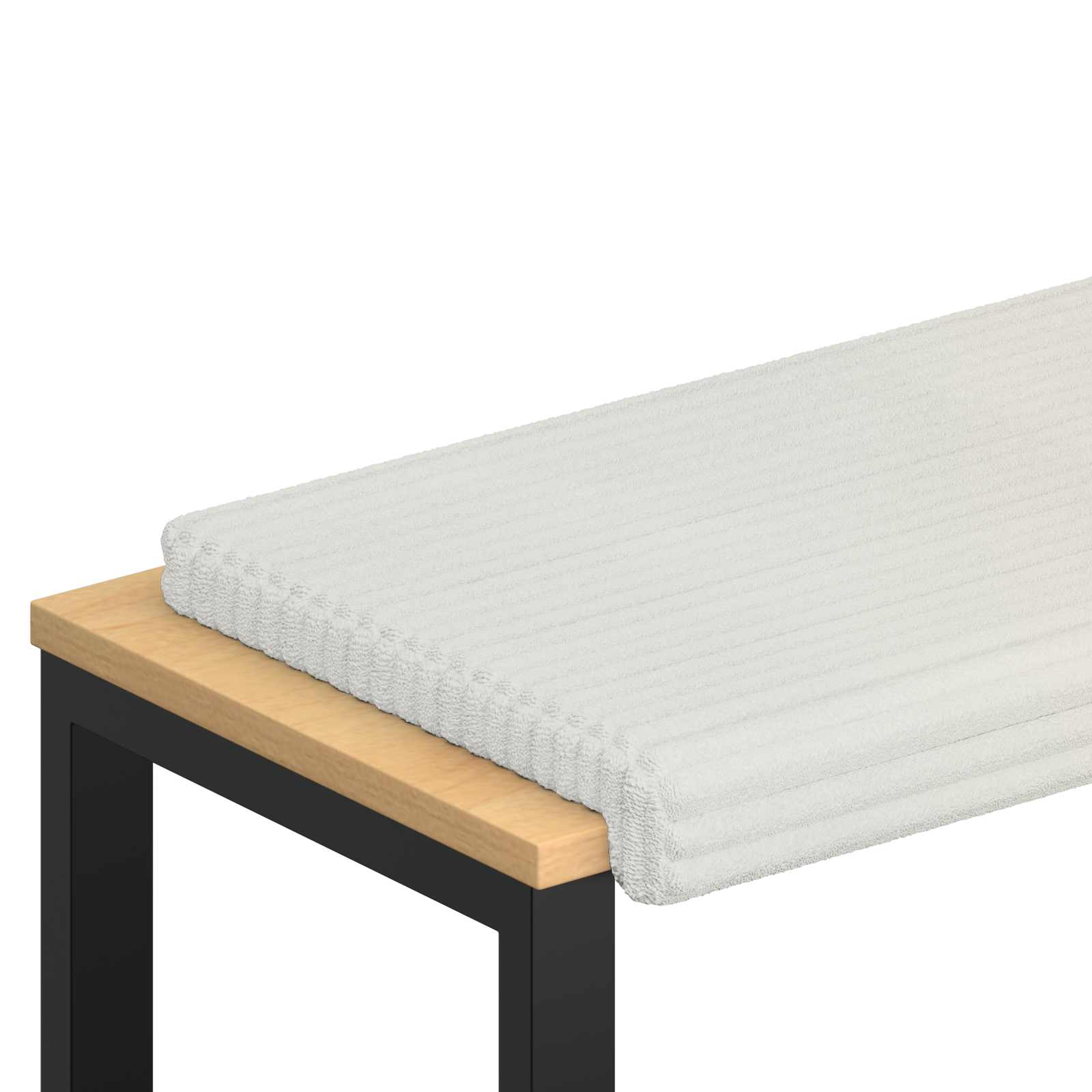 Suoliuko pagalvė Pūkuota korduroja Kreminė Gylis 35 cm