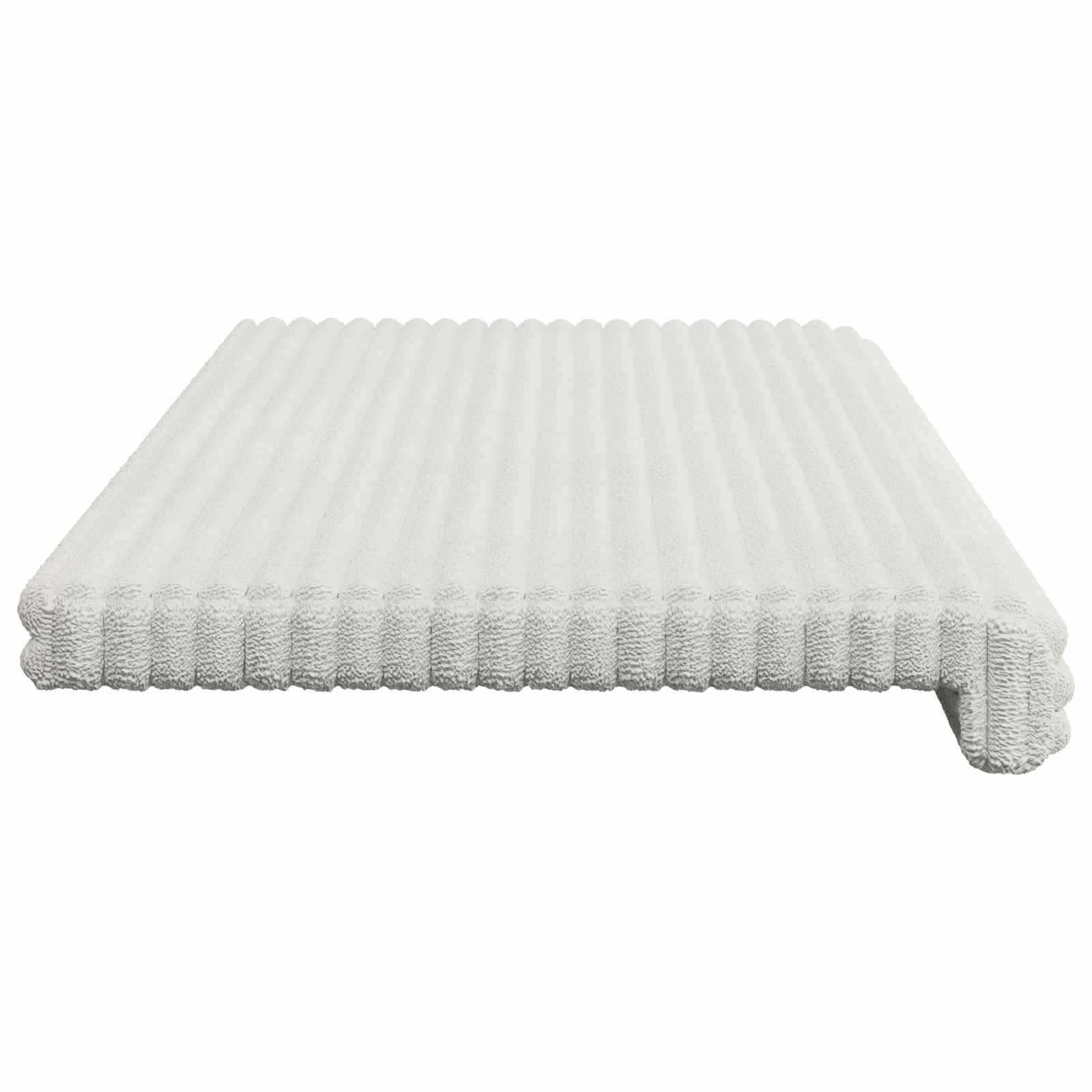 Suoliuko pagalvė Pūkuota korduroja Kreminė Gylis 35 cm