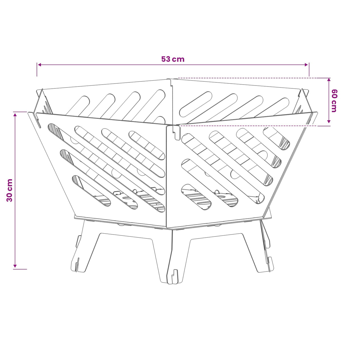 Laužavietė Rūdijanti Atmosferos poveikiui atsparus plienas